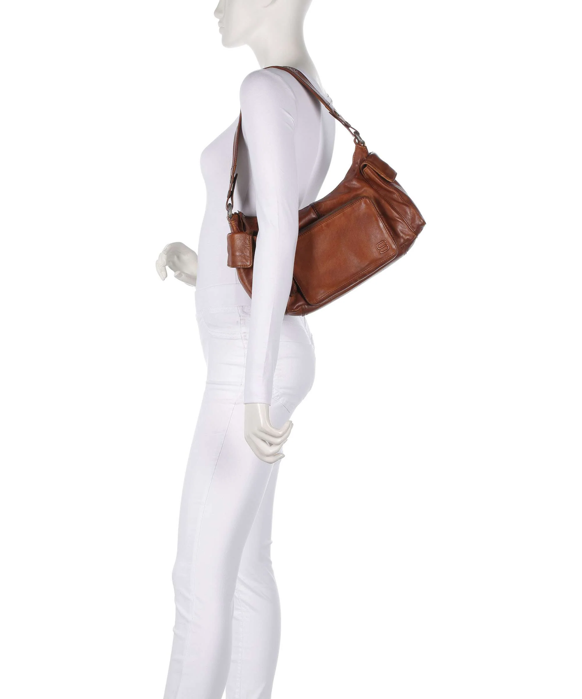 Spikes & Sparrow Apache Jaclyne Shoulder bag brandy - Image 3