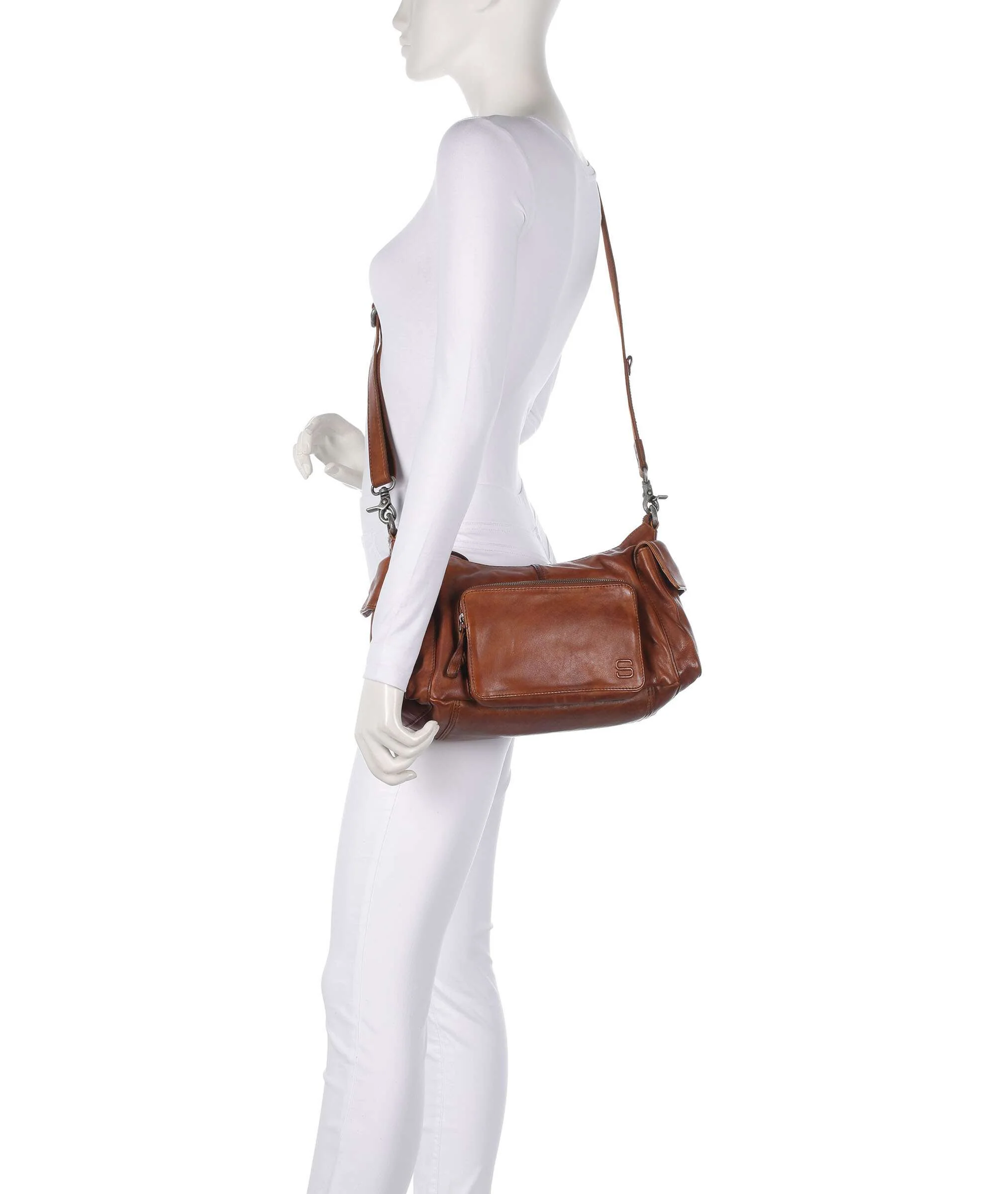 Spikes & Sparrow Apache Jaclyne Shoulder bag brandy - Image 4