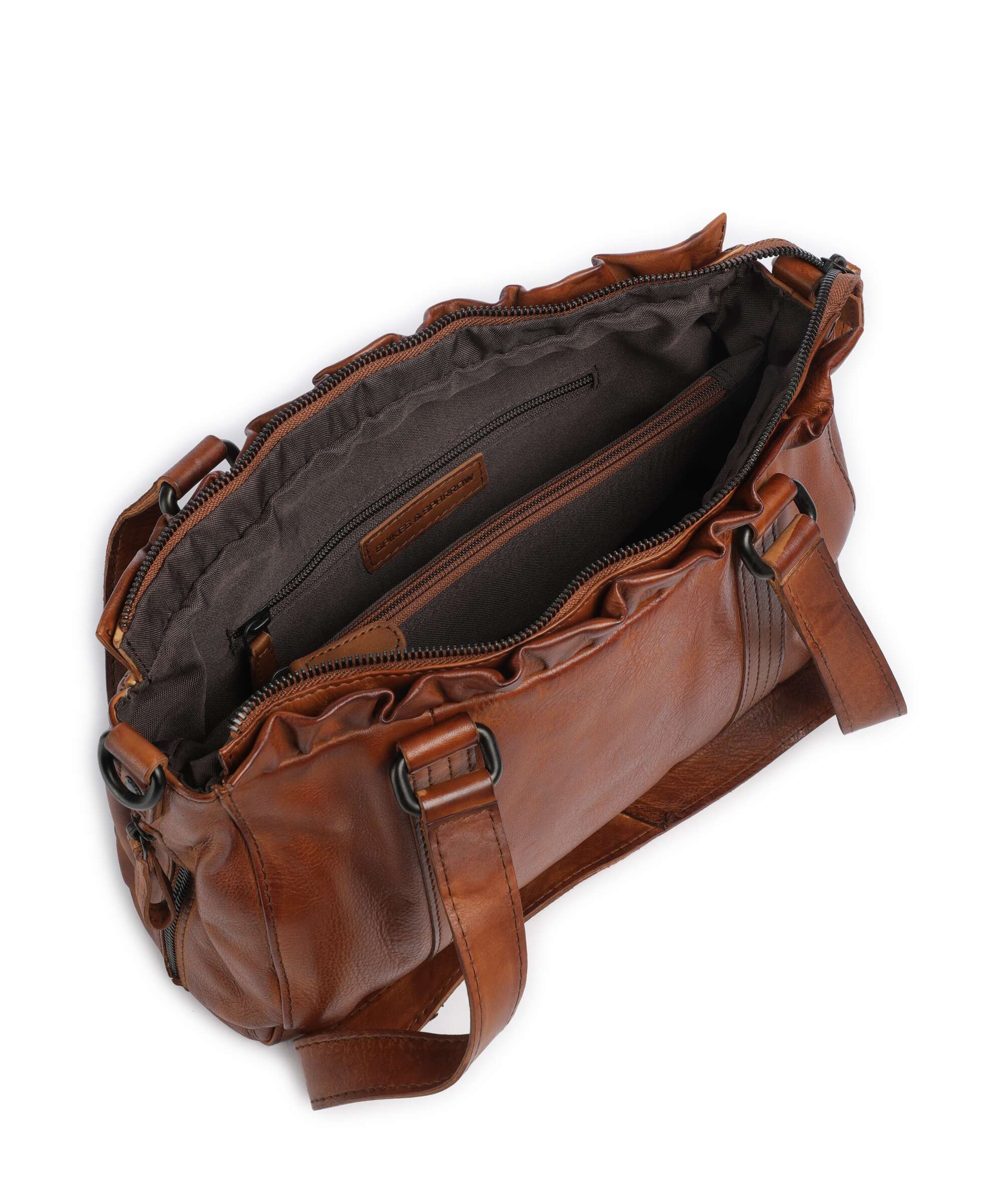 Spikes & Sparrow Apache Janetta Shoulder bag brandy - Image 5