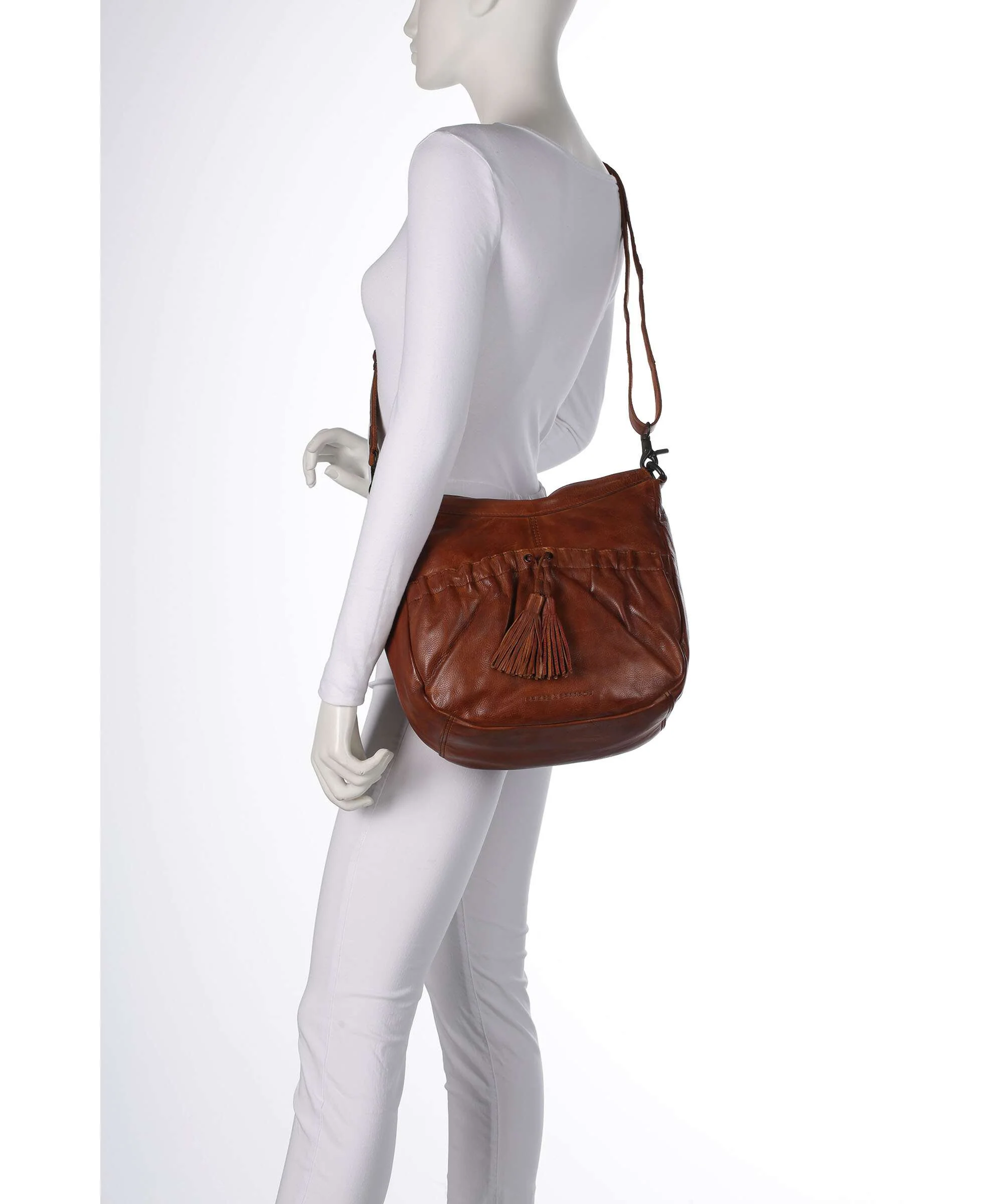Spikes & Sparrow Apache Jinny Hobo bag brandy - Image 4