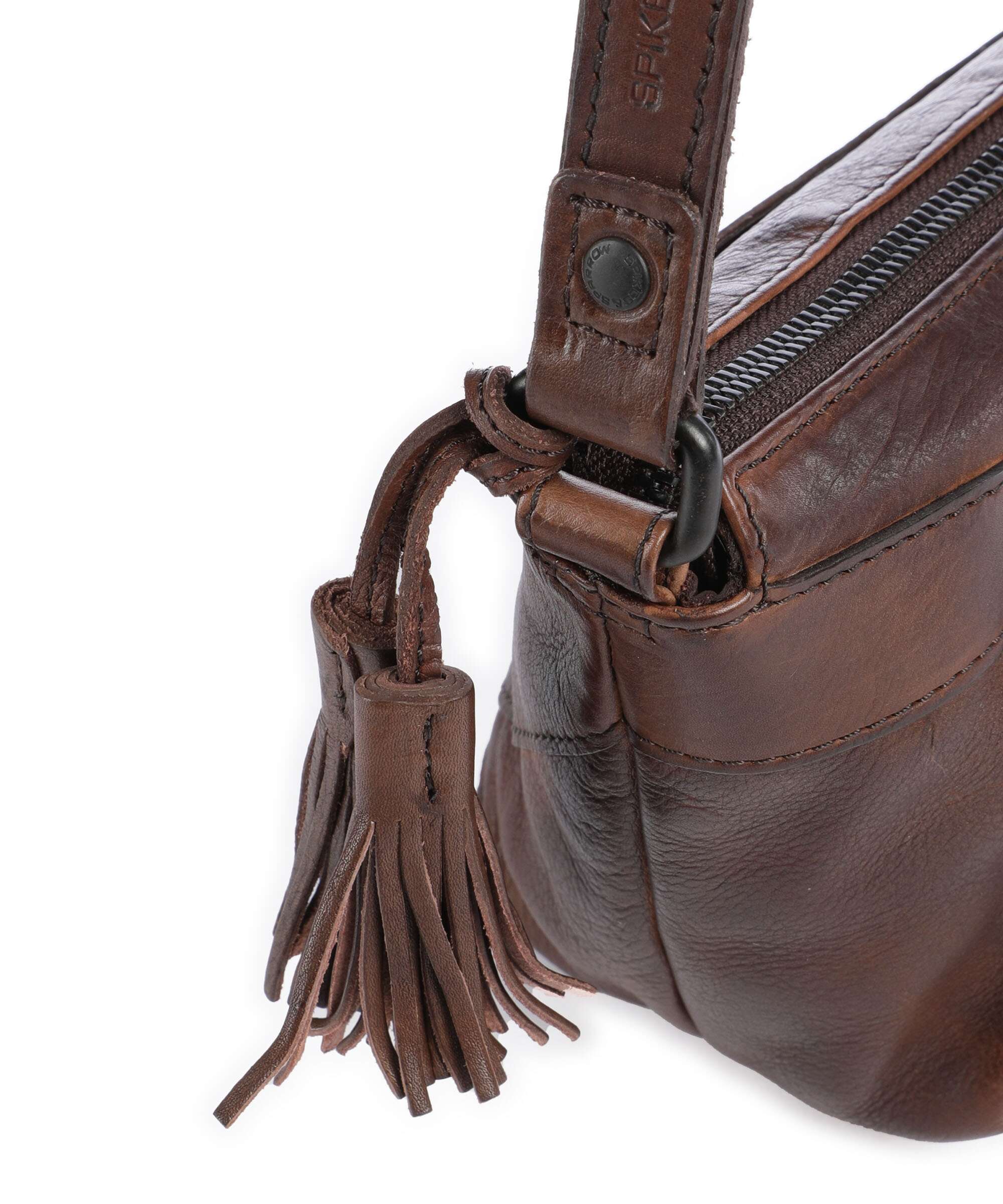 Spikes & Sparrow Apache Piperel Crossbody bag dark brown - Image 4