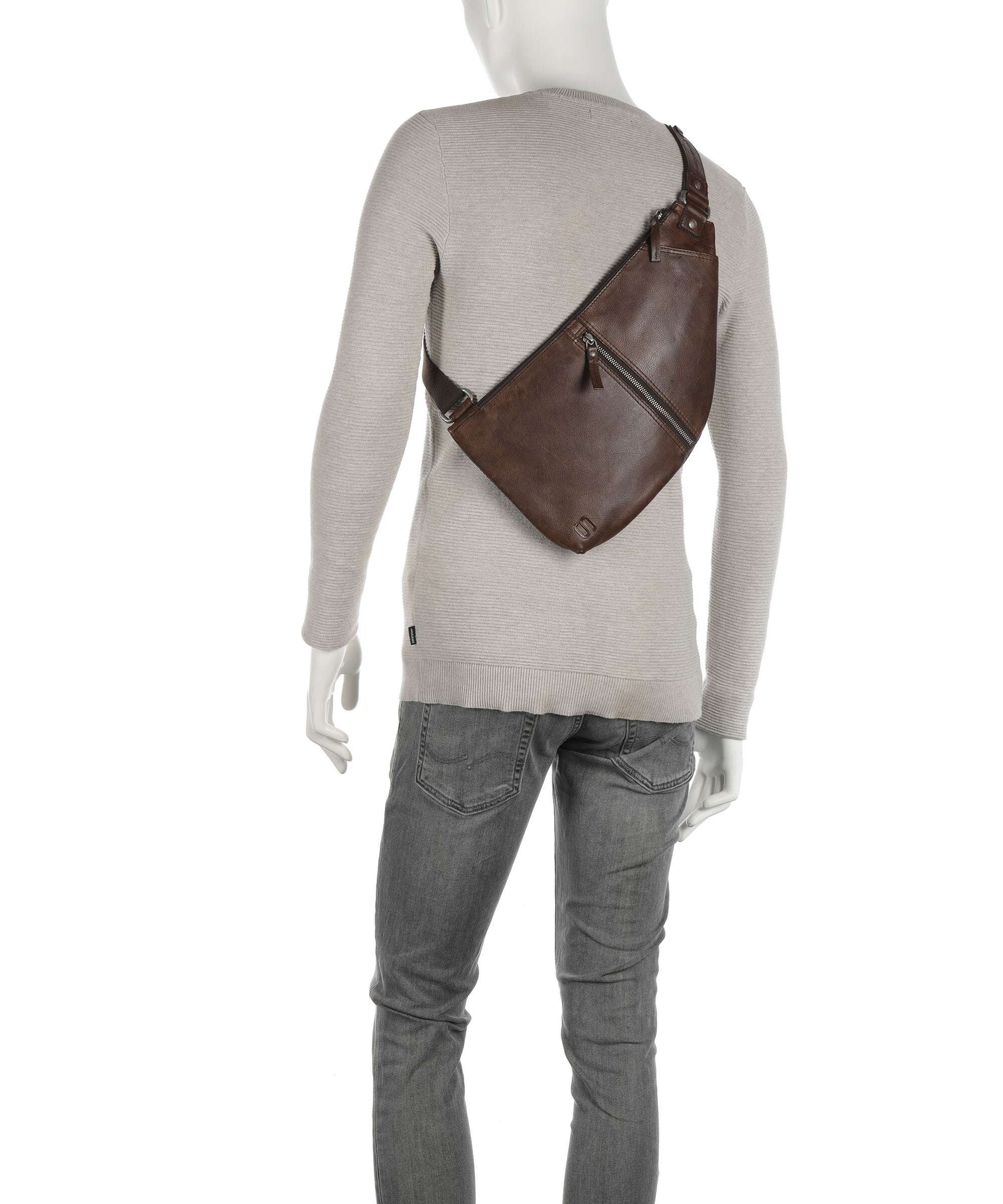 Spikes & Sparrow Apache Reese Sling bag dunkelbraun - Image 4