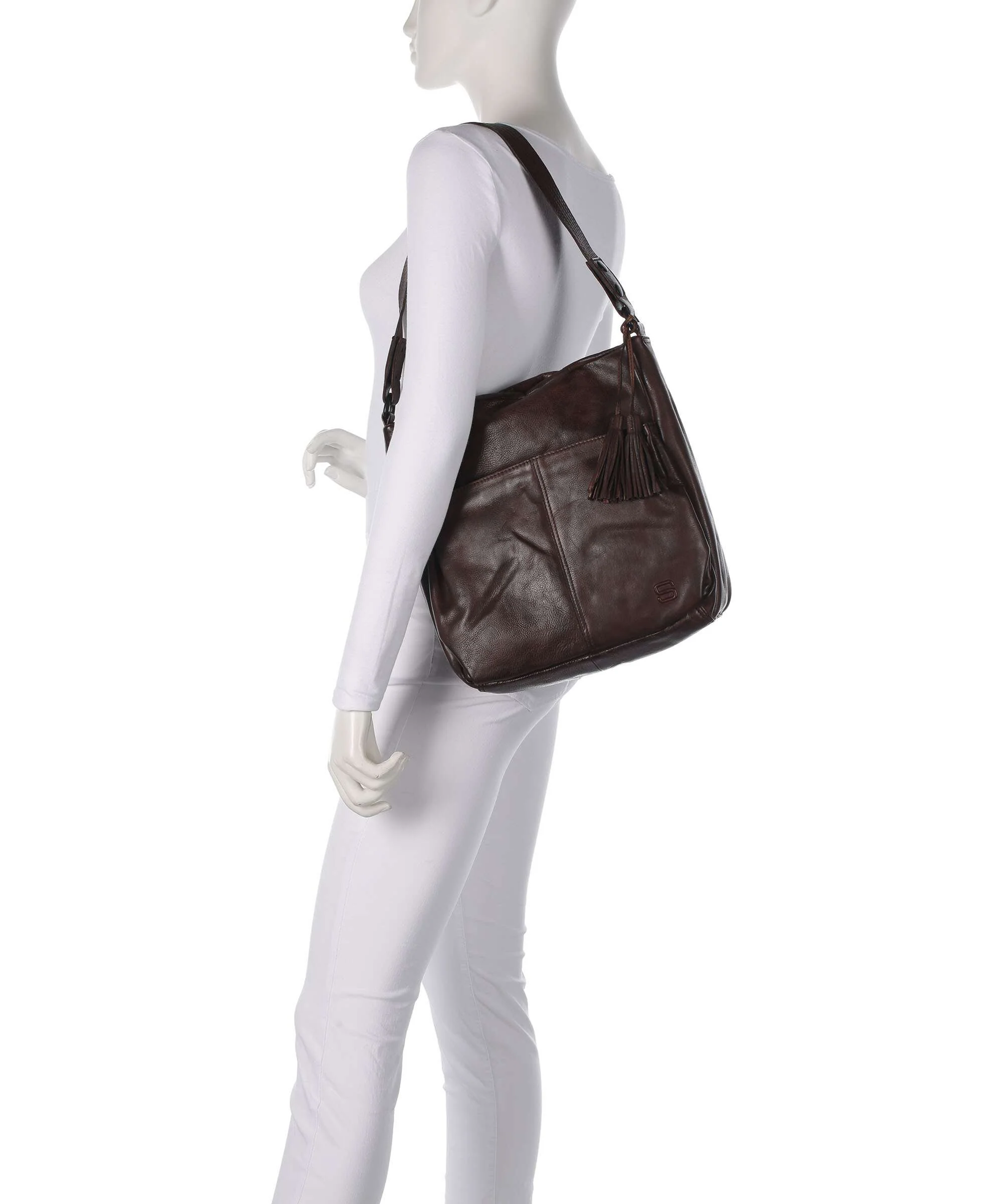 Spikes & Sparrow Apache Saar Shoulder bag dark brown - Image 3