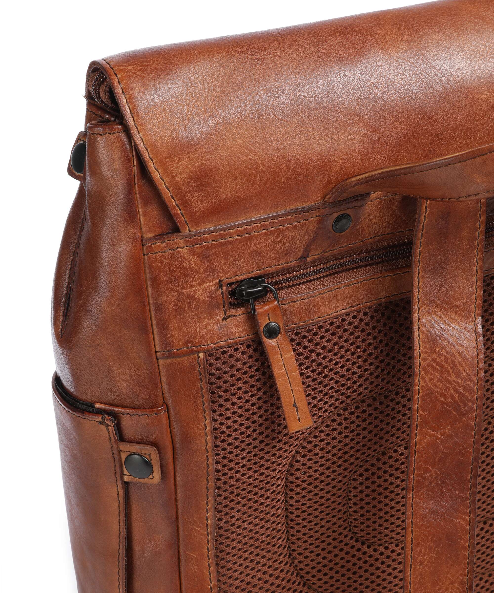 Spikes & Sparrow Apache Ted Laptop backpack brandy - Image 4