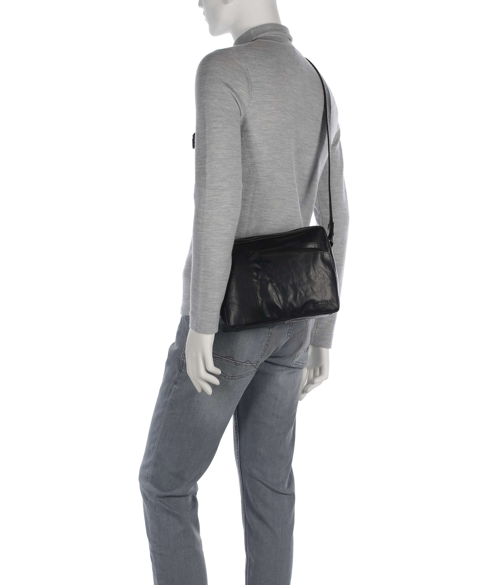 Spikes & Sparrow Bronco Ayden Crossbody bag black - Image 3