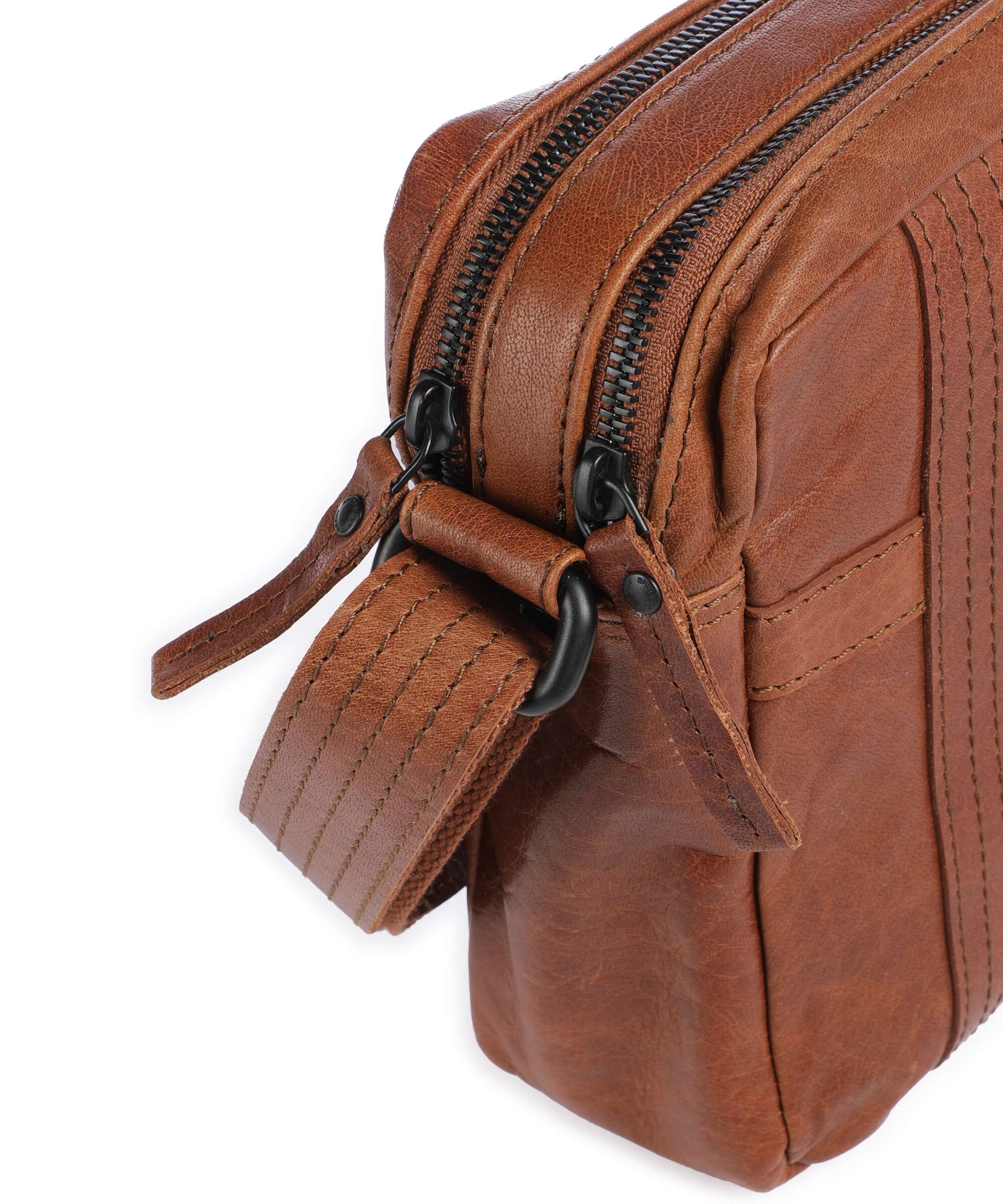 Spikes & Sparrow Bronco Ayden Crossbody bag brandy - Image 4