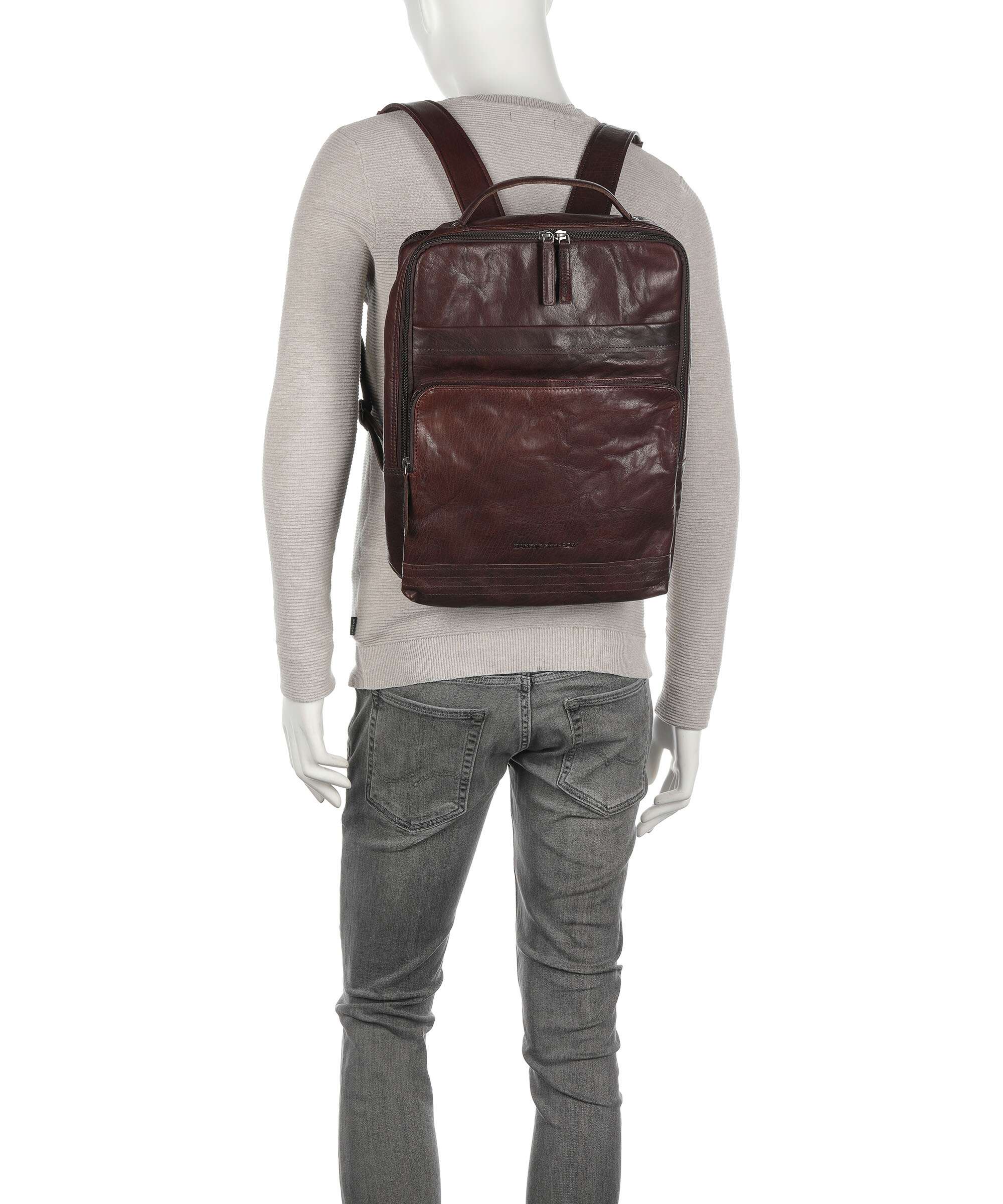 Spikes & Sparrow Bronco Backpack dark brown - Image 3