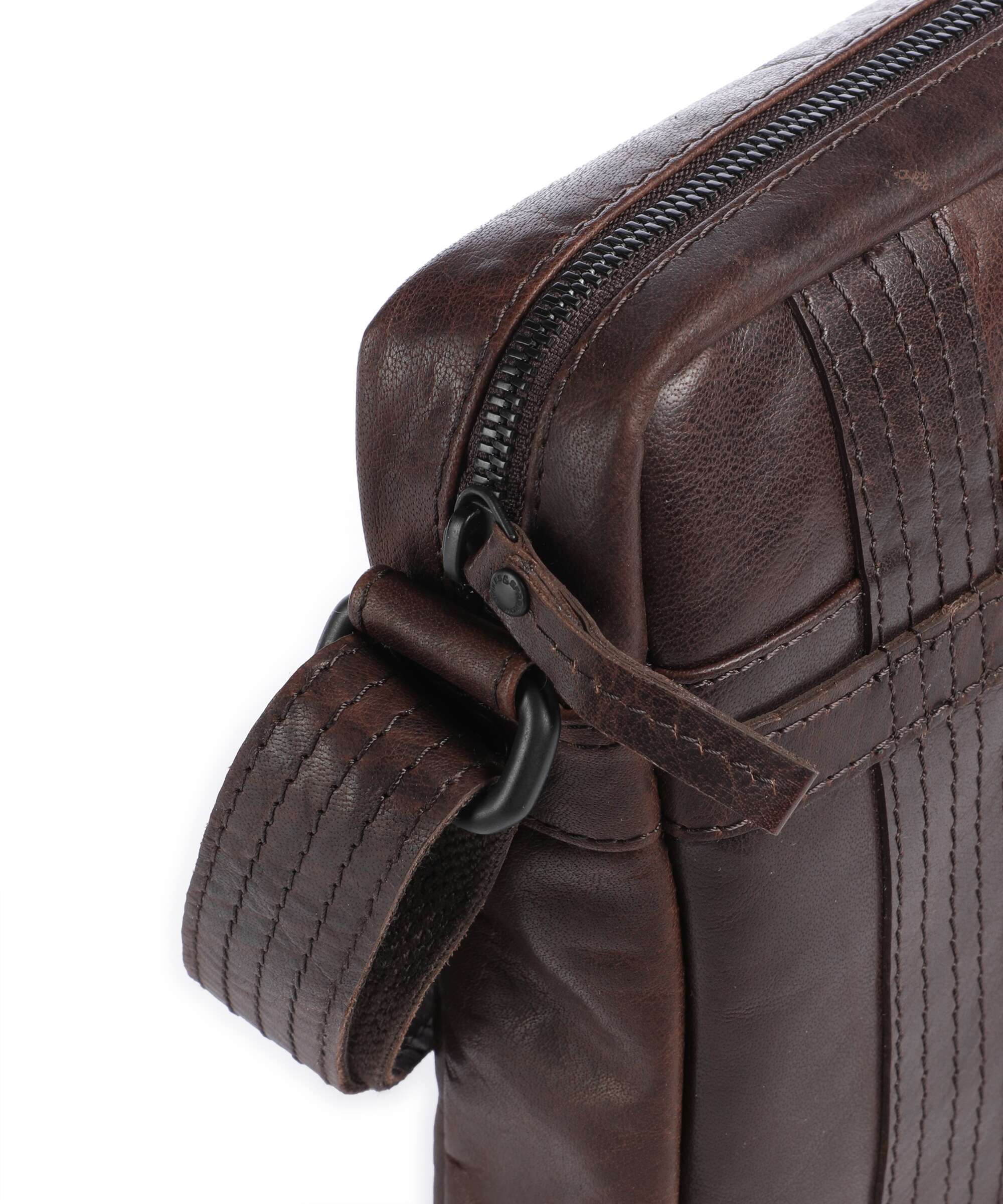 Spikes & Sparrow Bronco Benn Crossbody bag dark brown - Image 4