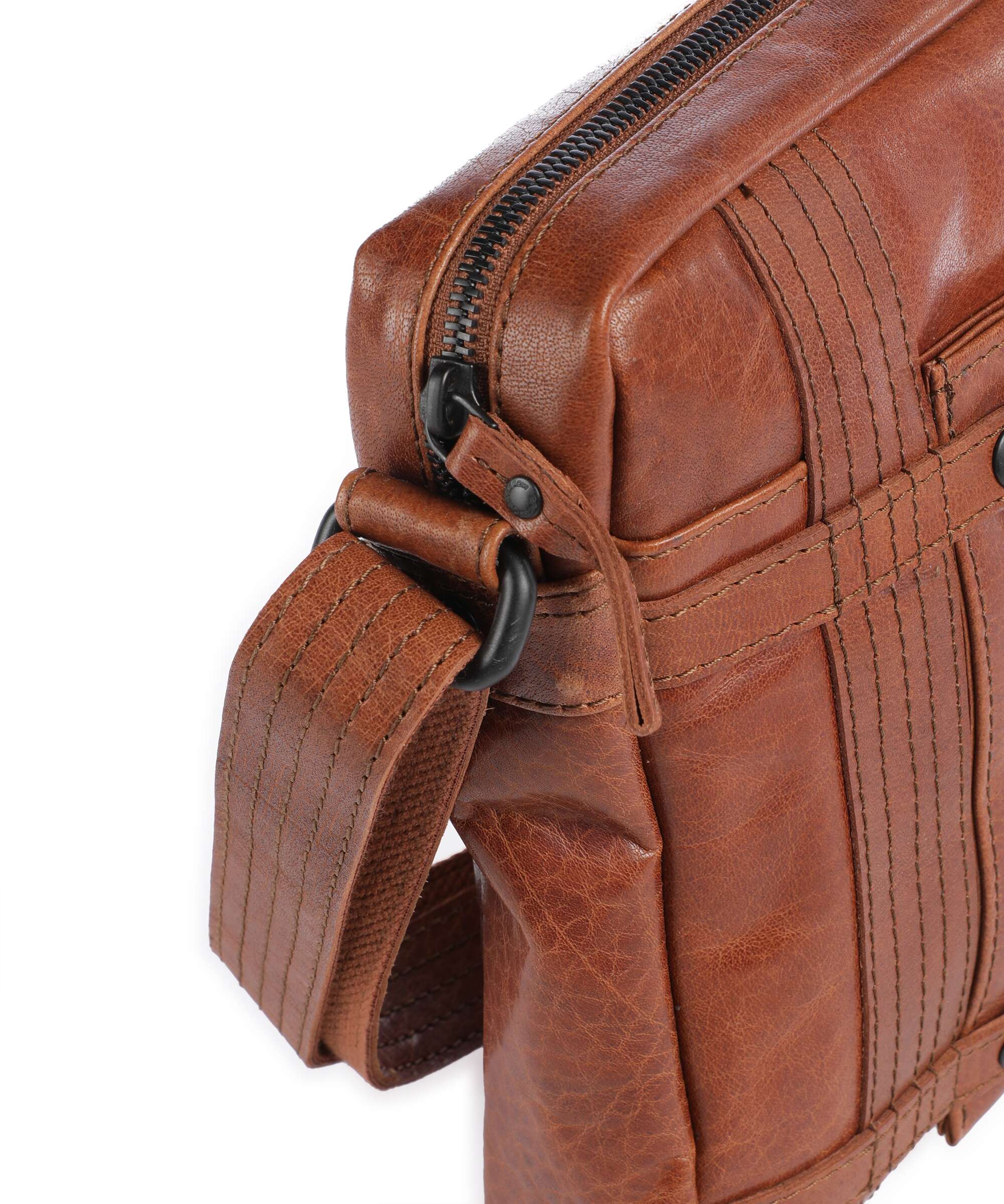 Spikes & Sparrow Bronco Benn Crossbody bag brandy - Image 4