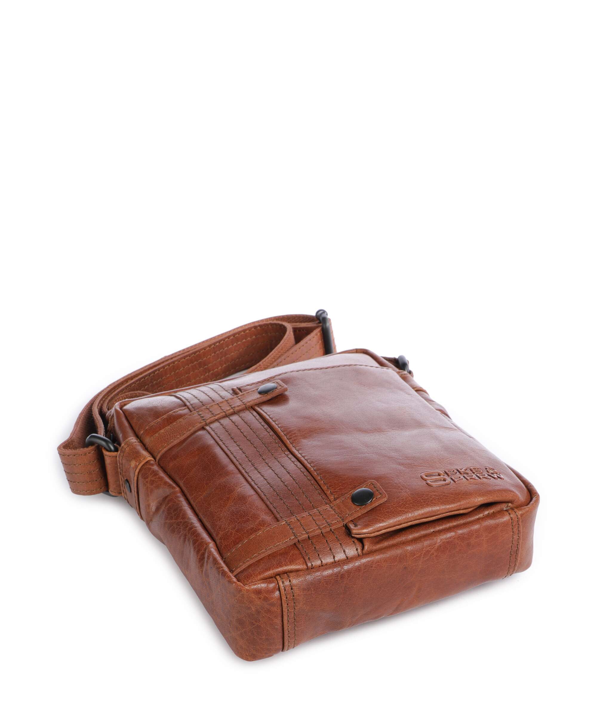 Spikes & Sparrow Bronco Benn Crossbody bag brandy - Image 5
