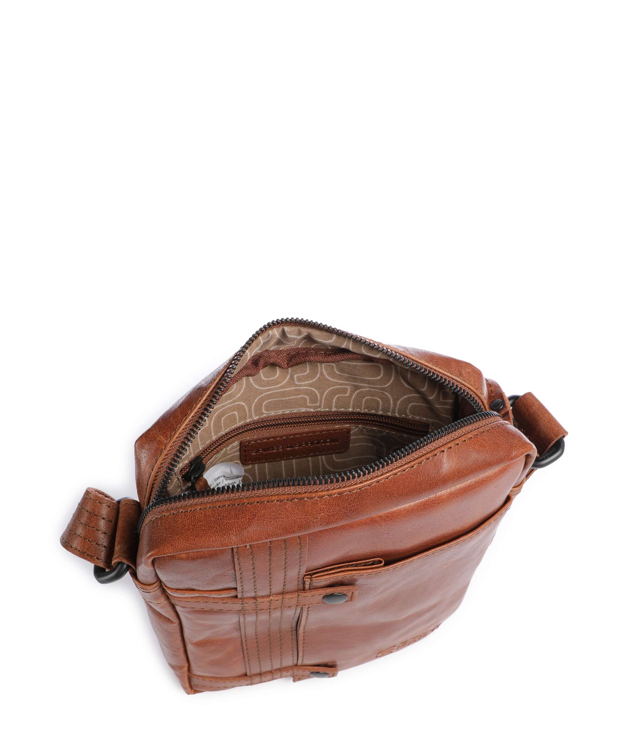 Spikes & Sparrow Bronco Benn Crossbody bag brandy - Image 6