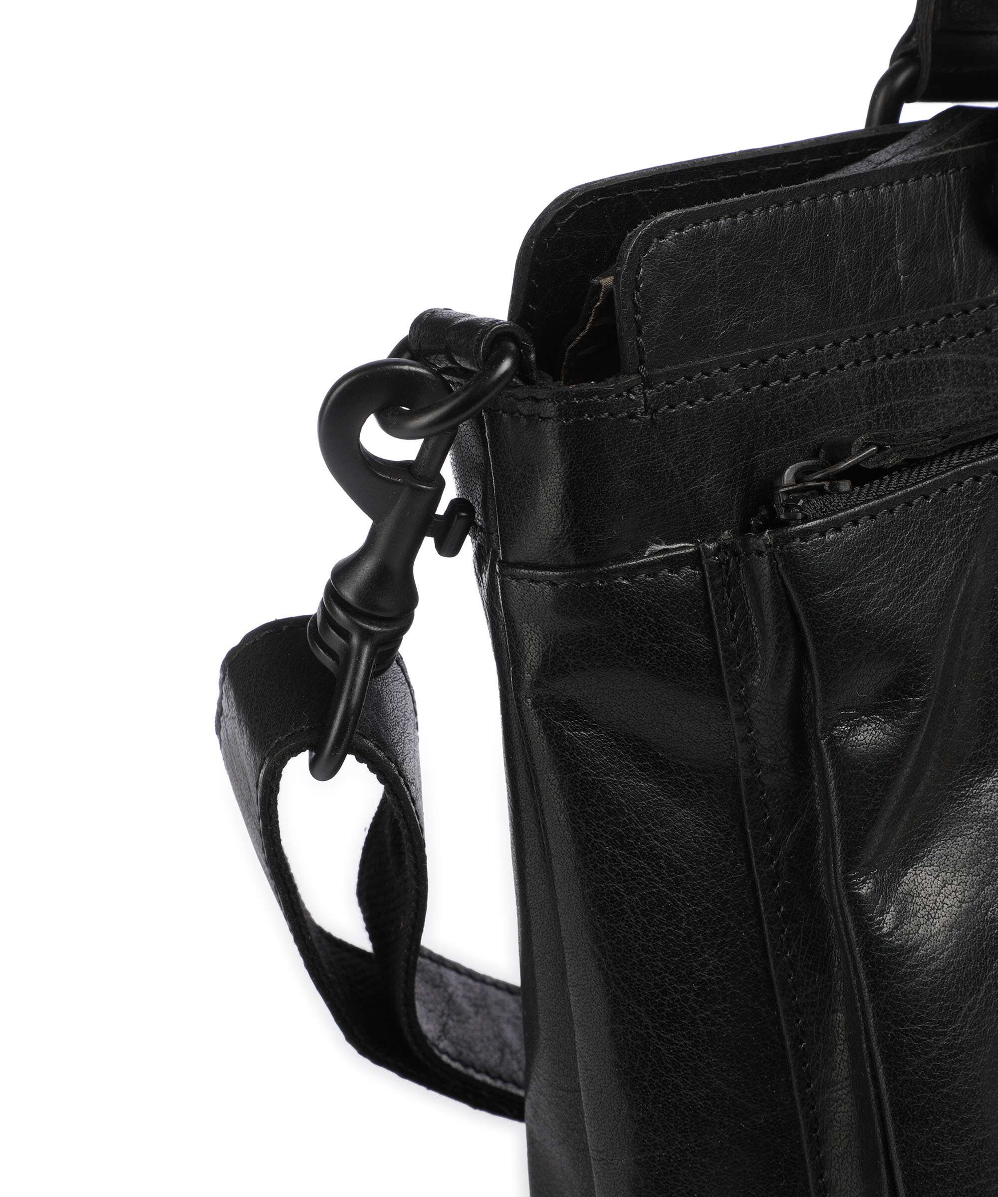 Spikes & Sparrow Bronco Bennie Briefcase schwarz - Image 4