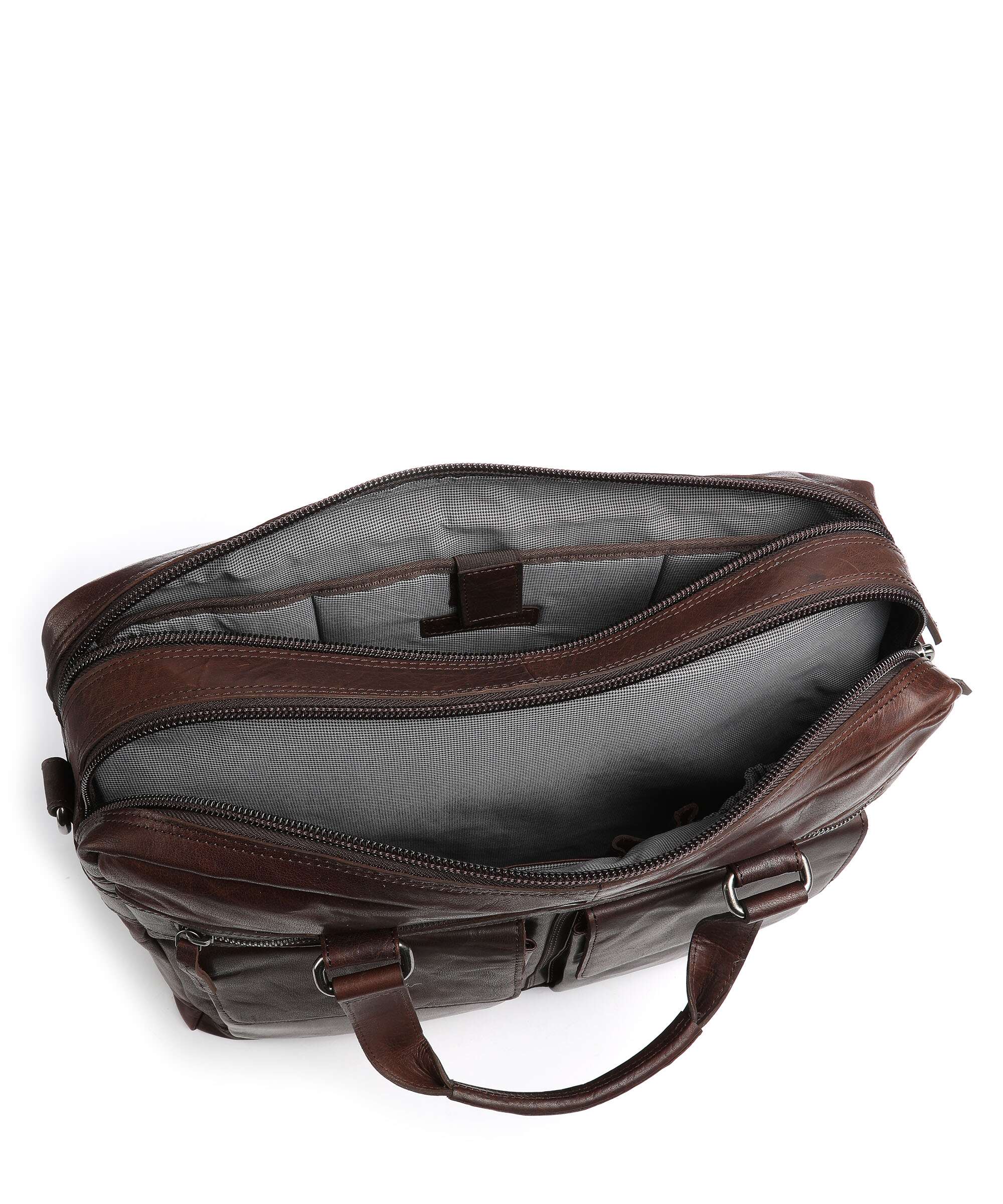 Spikes & Sparrow Bronco Briefcase dark brown - Image 5