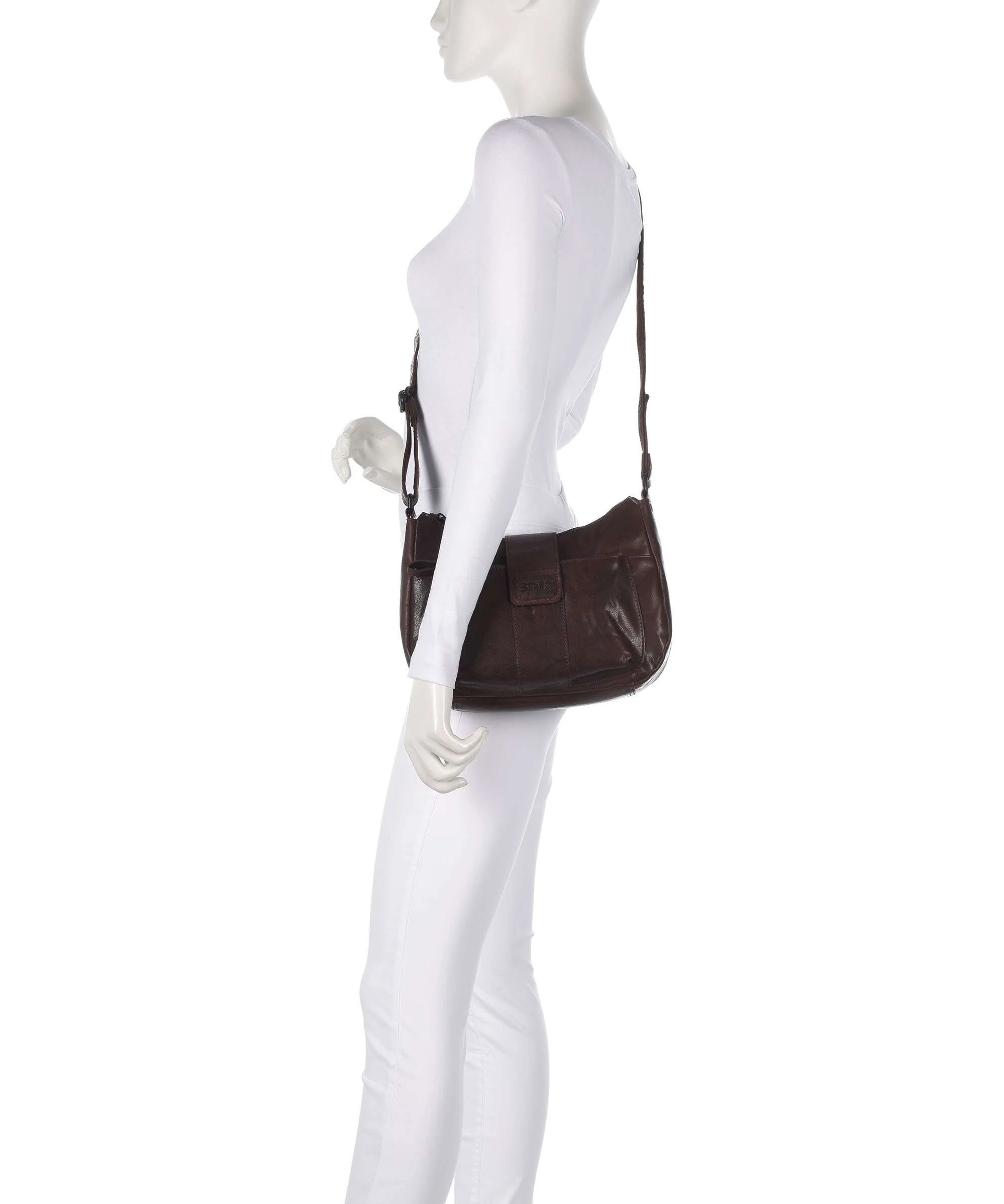 Spikes & Sparrow Bronco Carlia Crossbody bag dunkelbraun - Image 3