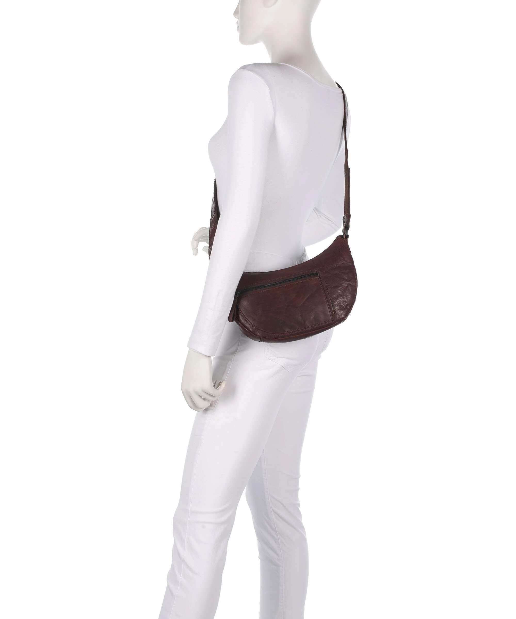 Spikes & Sparrow Bronco Cecelia Crossbody bag dark brown - Image 3