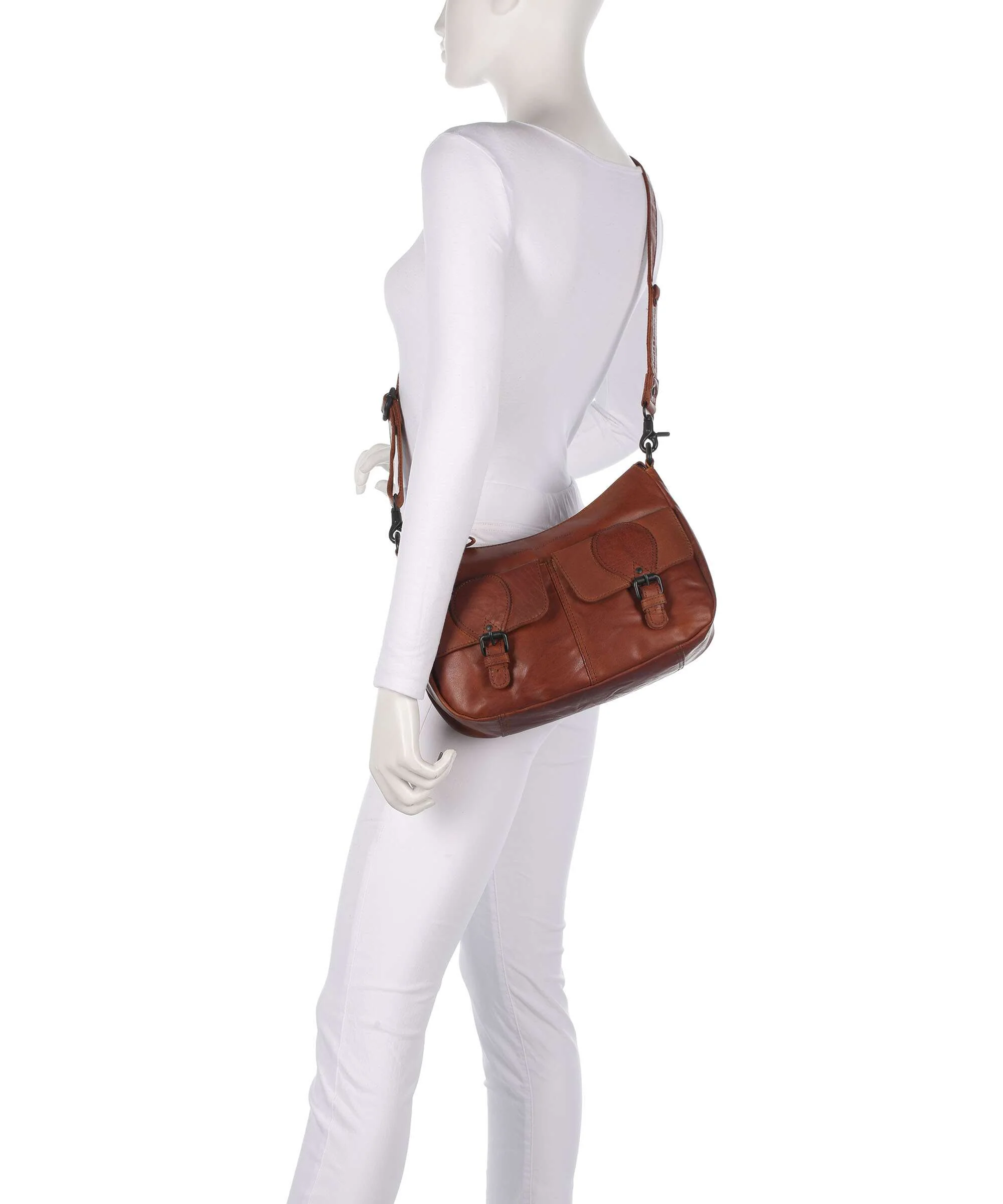 Spikes & Sparrow Bronco Ceileigh Shoulder bag brandy - Image 4