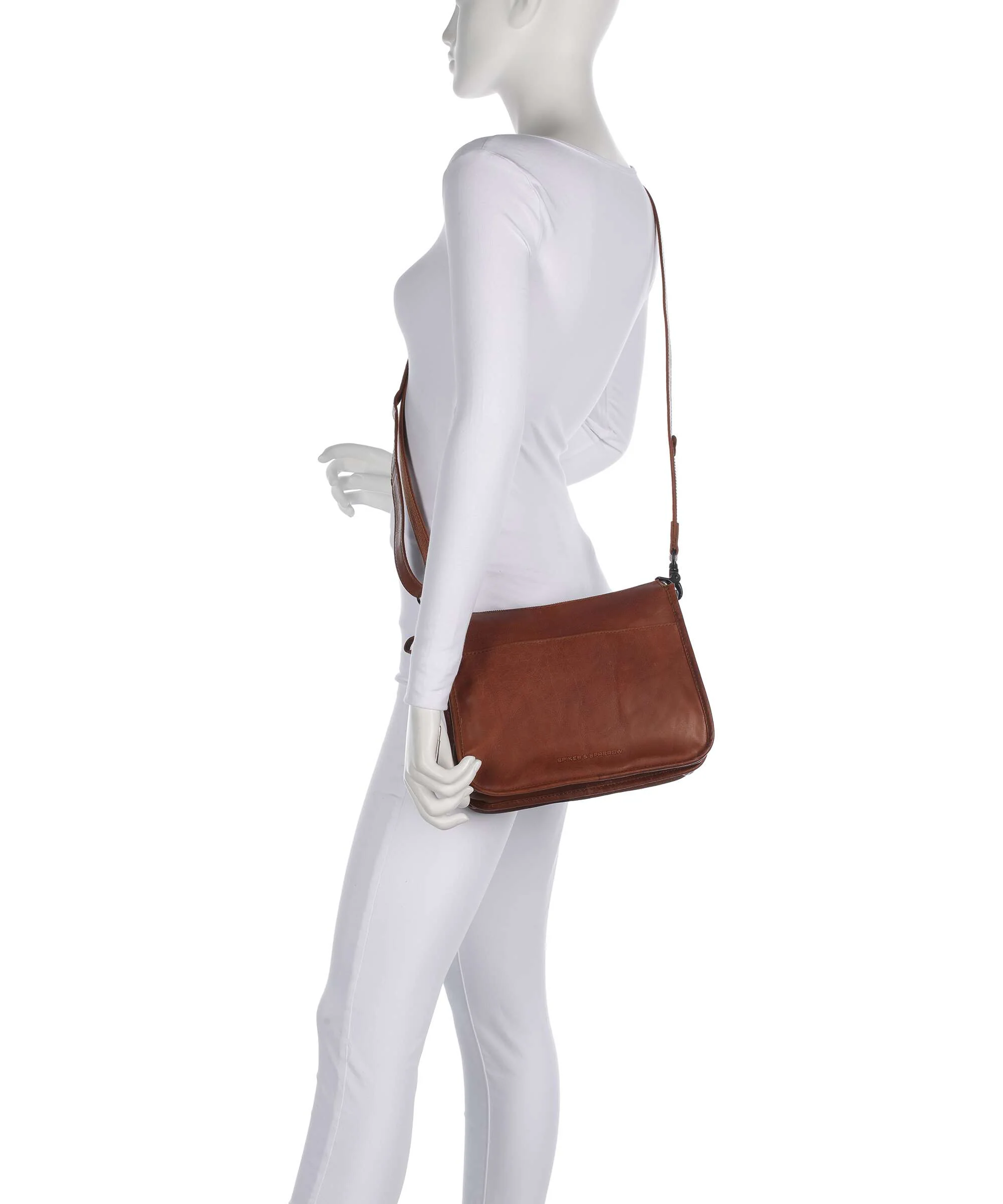 Spikes & Sparrow Bronco Chanice Shoulder bag brandy - Image 4