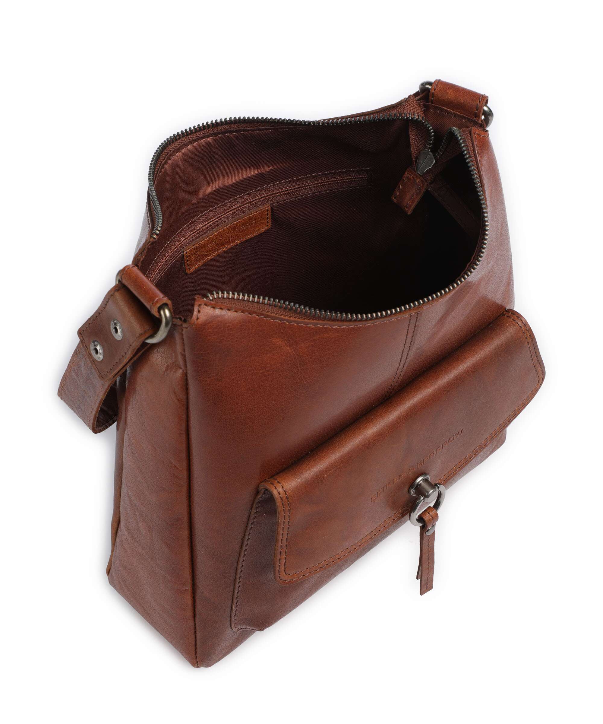 Spikes & Sparrow Bronco Cydney Hobo bag brandy - Image 5