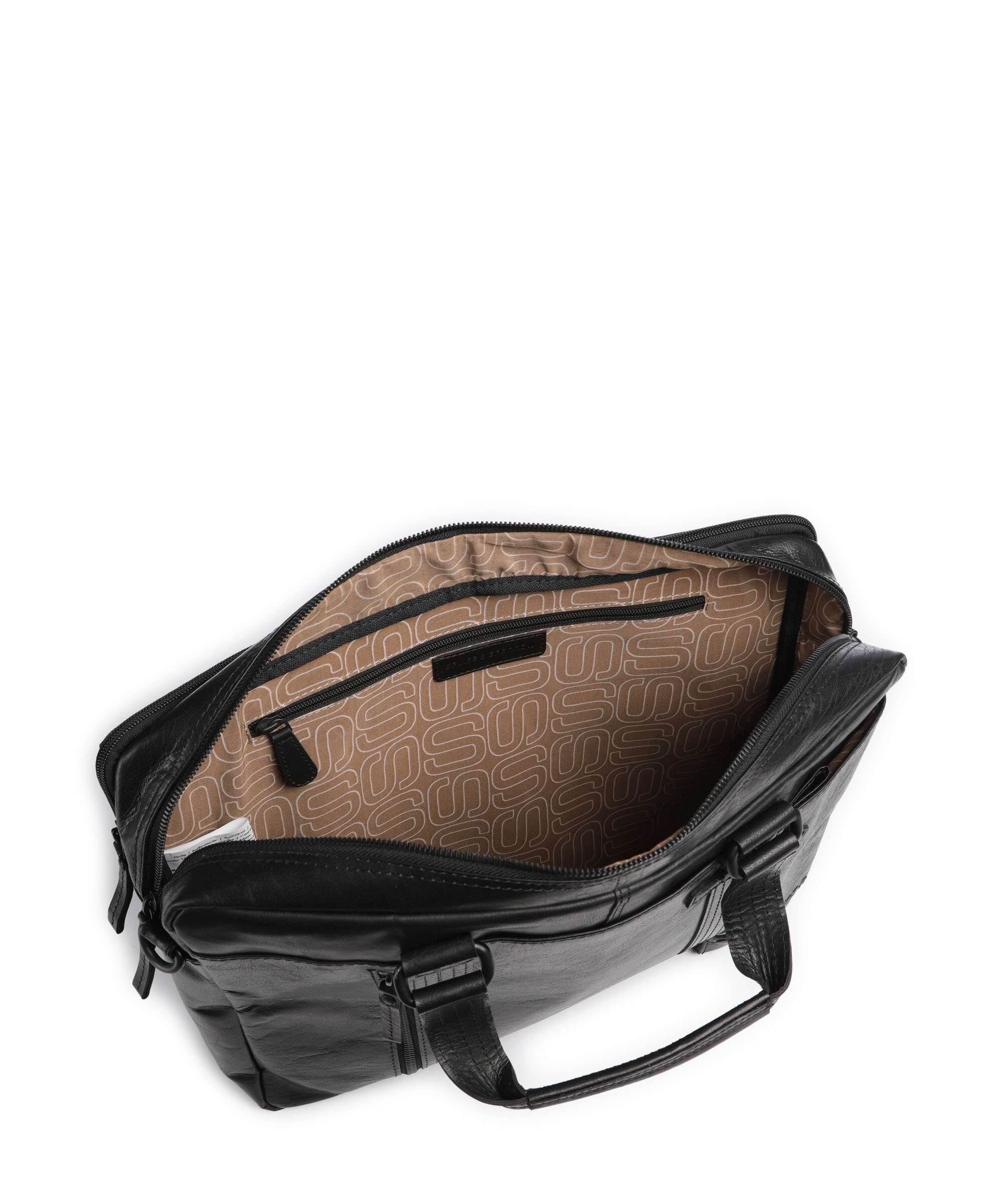 Spikes & Sparrow Bronco Dexter Briefcase black - Image 6