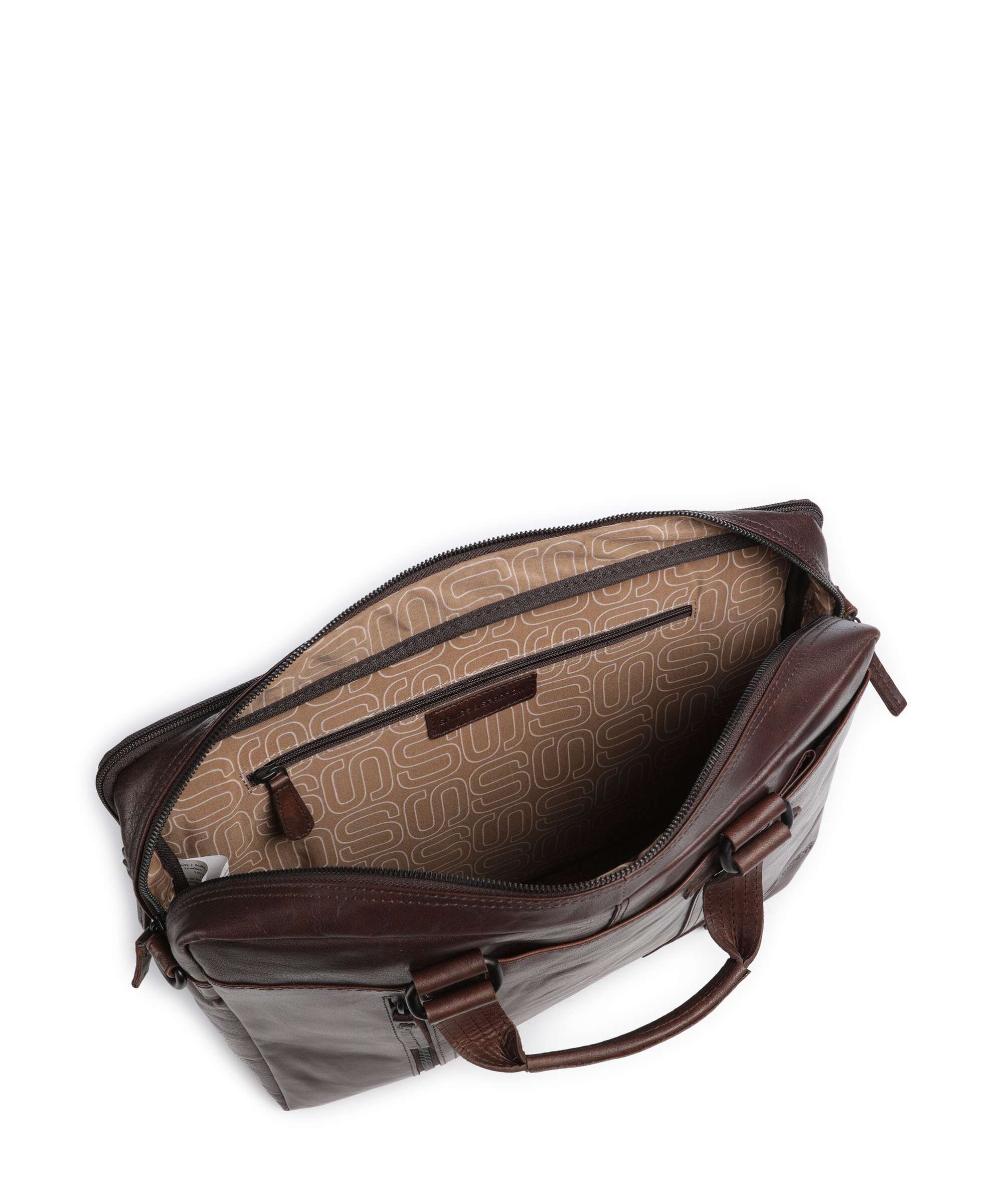 Spikes & Sparrow Bronco Dexter Briefcase dark brown - Image 6
