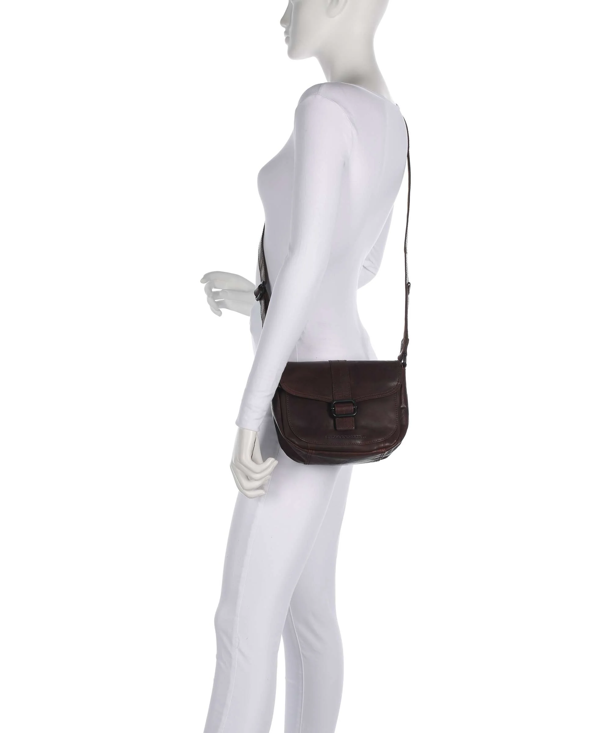 Spikes & Sparrow Bronco Dilianne Crossbody bag dark brown - Image 3