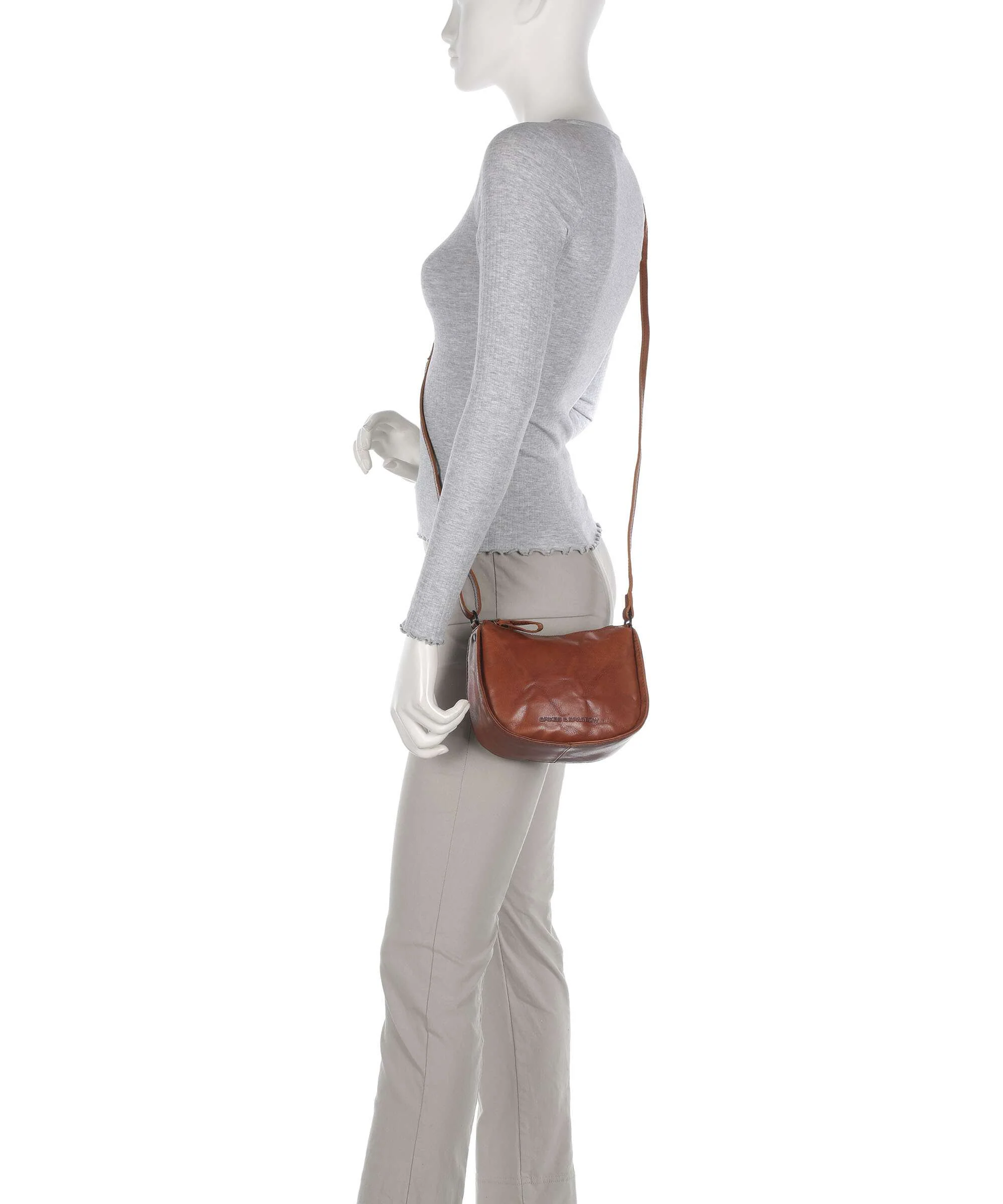 Spikes & Sparrow Bronco Emilie Crossbody bag brandy - Image 3