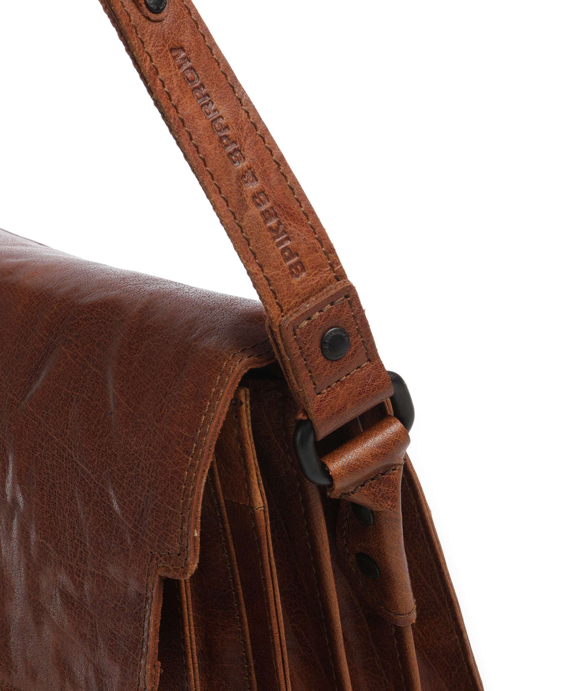 Spikes & Sparrow Bronco Frederique Crossbody bag brandy - Image 4