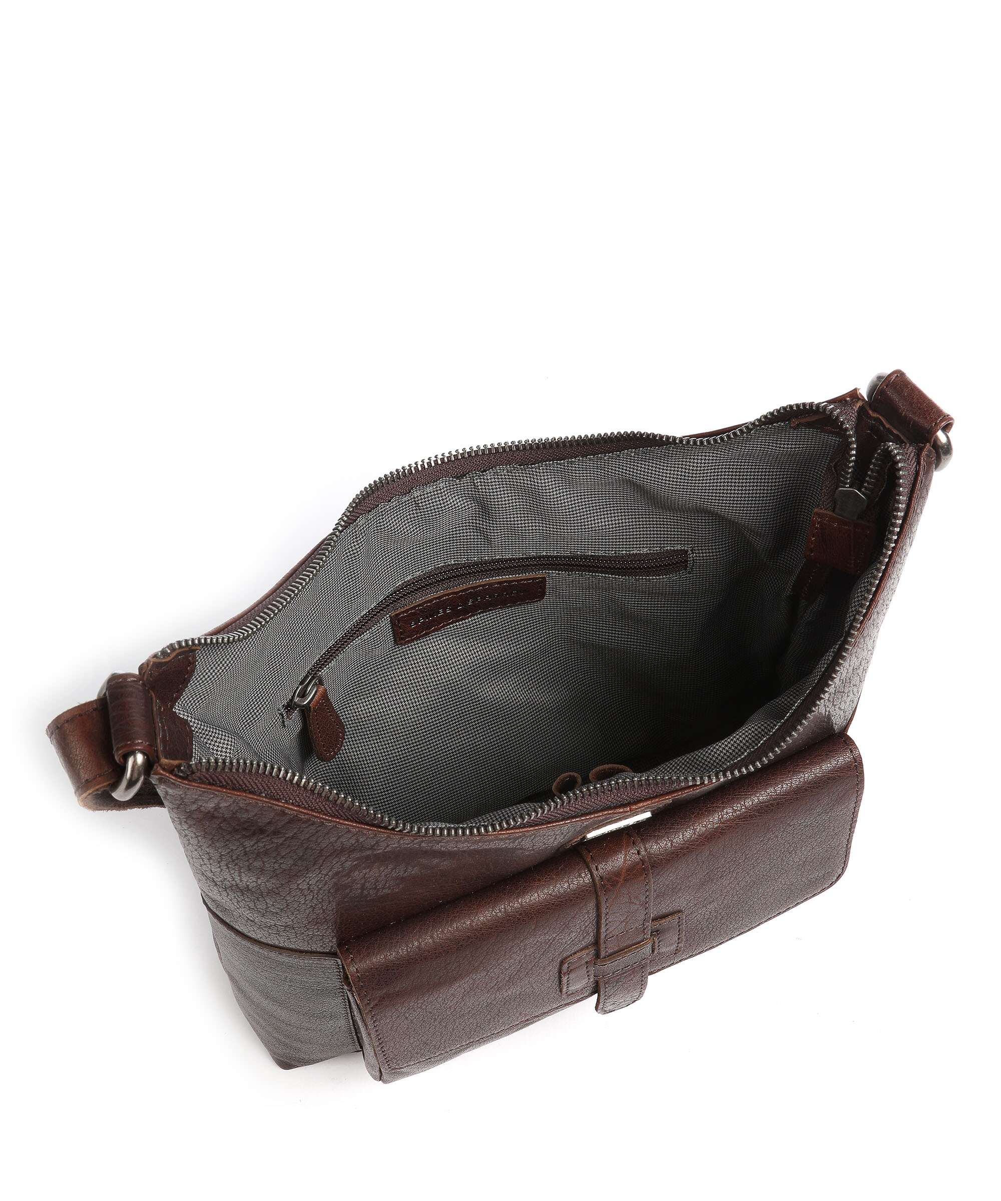 Spikes & Sparrow Bronco Hobo bag dark brown - Image 5