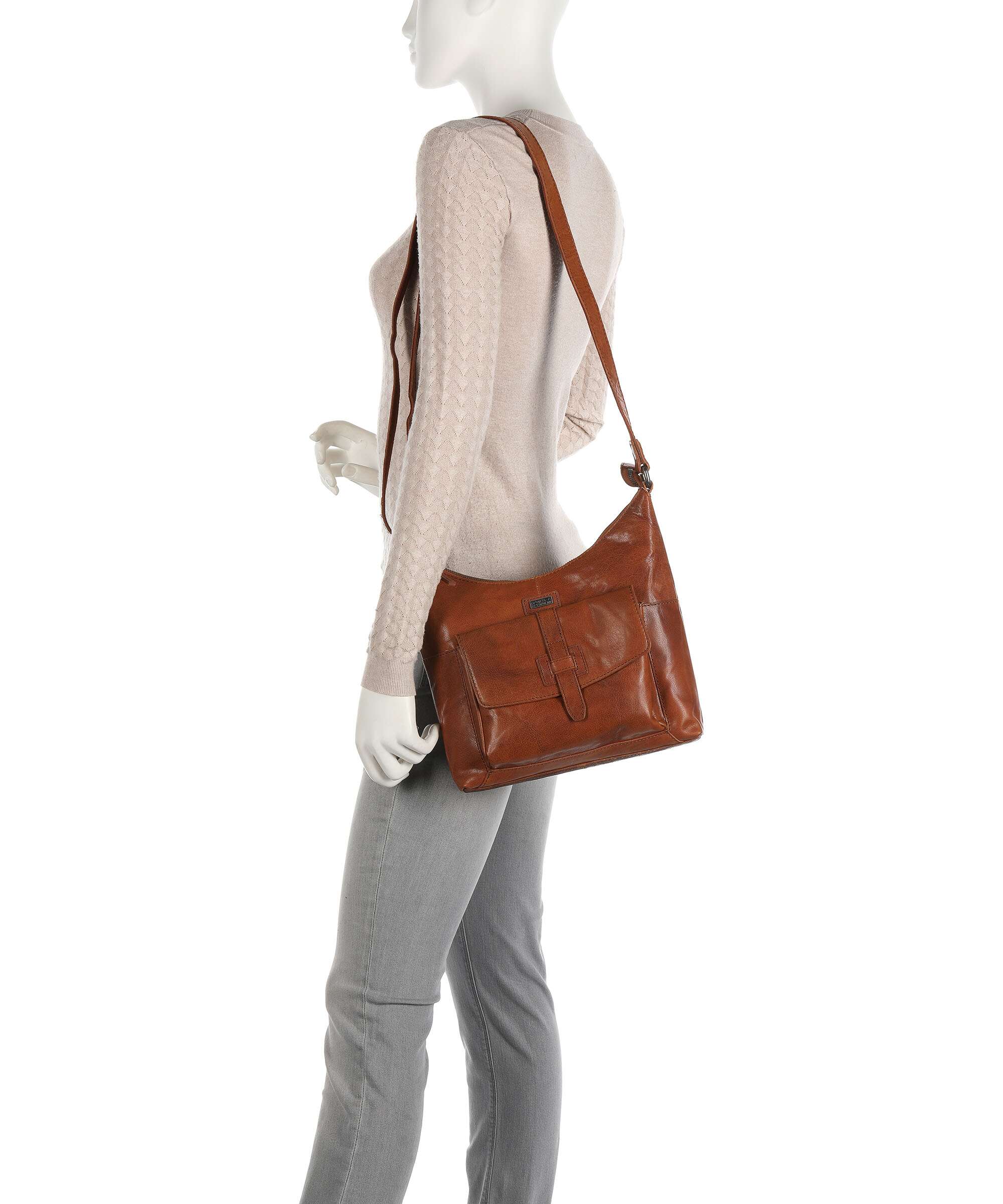Spikes & Sparrow Bronco Hobo bag brandy - Image 3