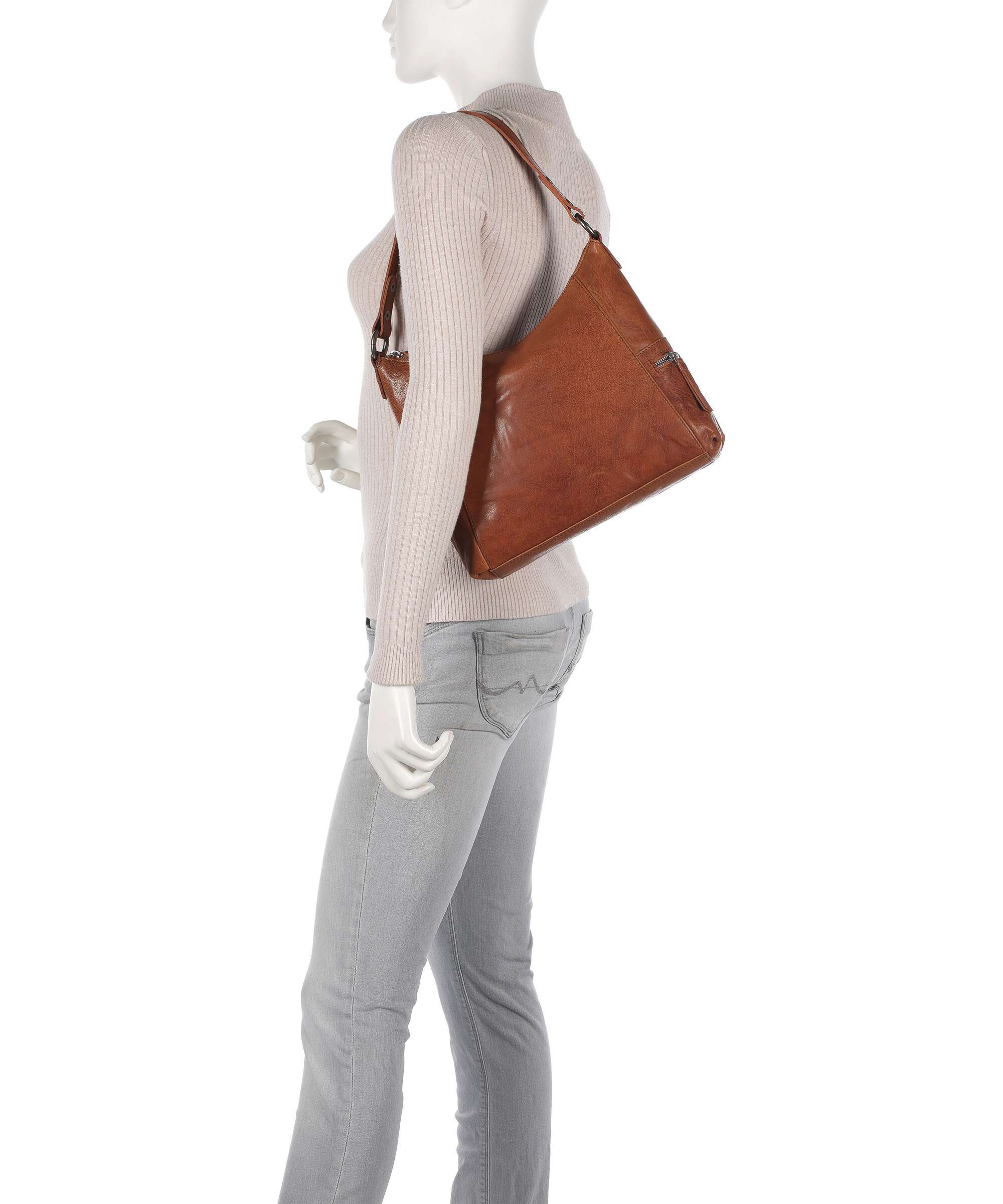 Spikes & Sparrow Bronco Hobo bag brandy - Image 3