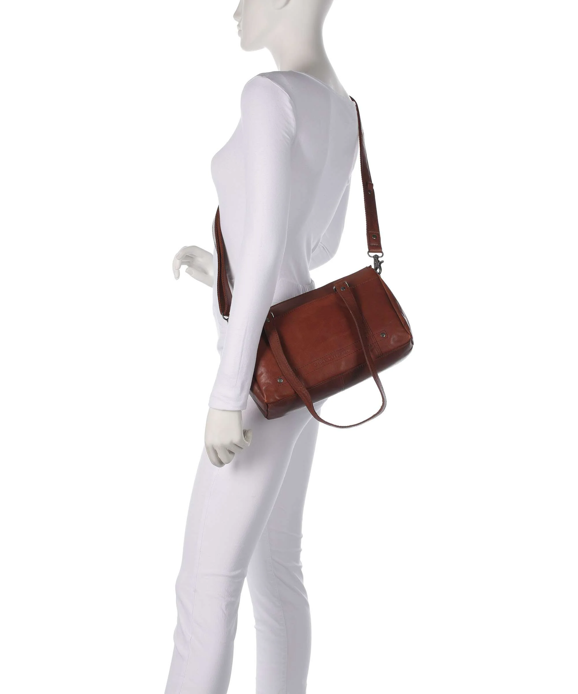 Spikes & Sparrow Bronco Jeannine Shoulder bag brandy - Image 4