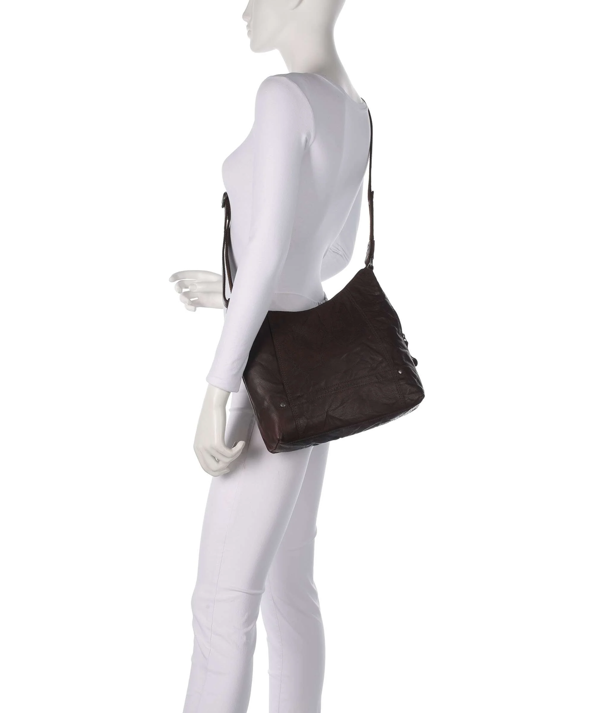 Spikes & Sparrow Bronco Jessyca Crossbody bag dark brown - Image 3
