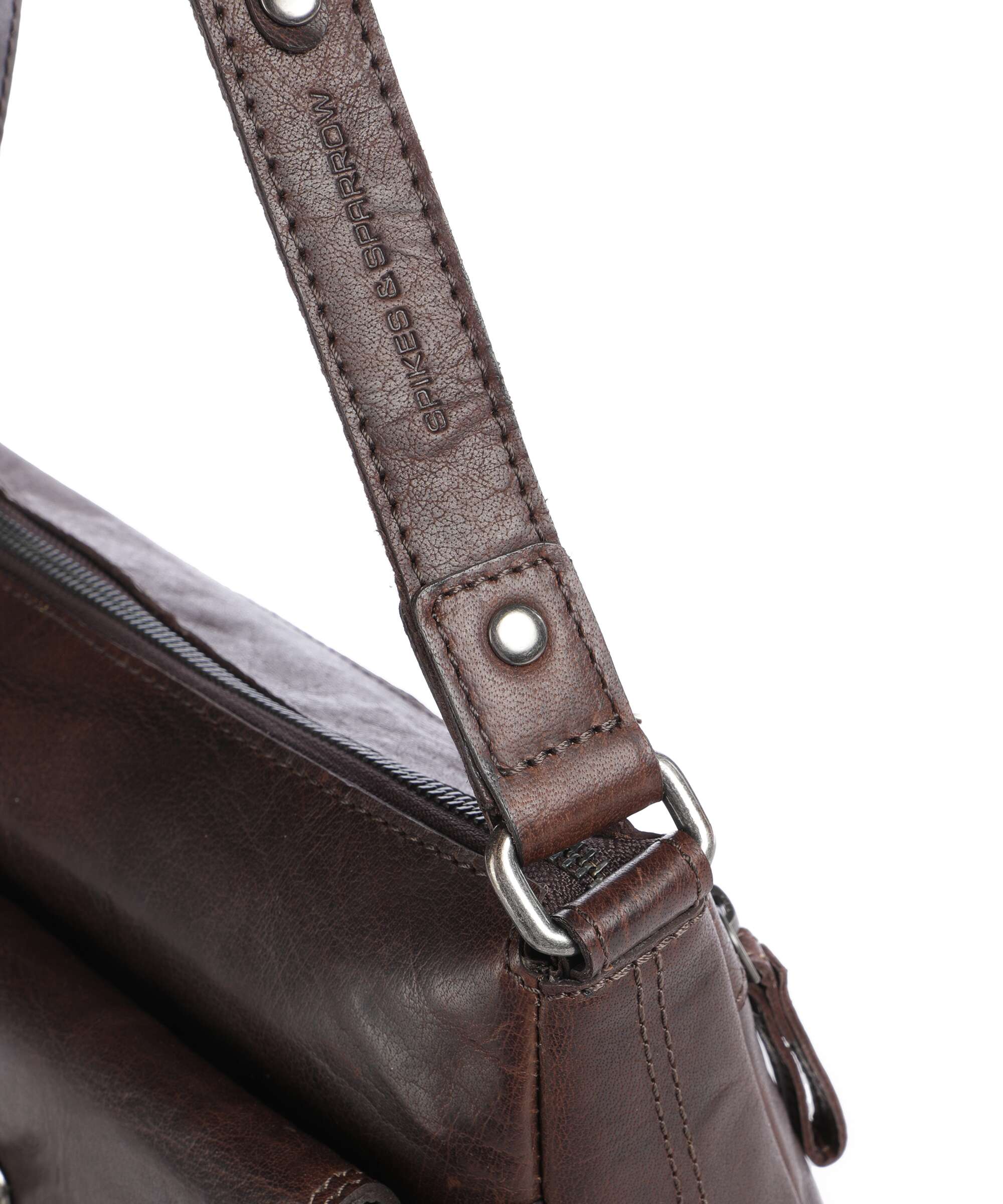 Spikes & Sparrow Bronco Jinthe Crossbody bag dark brown - Image 4