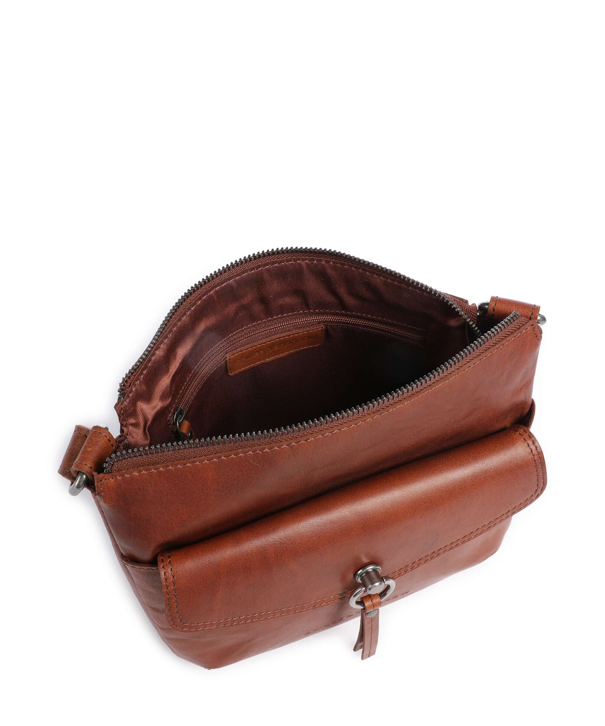 Spikes & Sparrow Bronco Jinthe Crossbody bag brandy - Image 6
