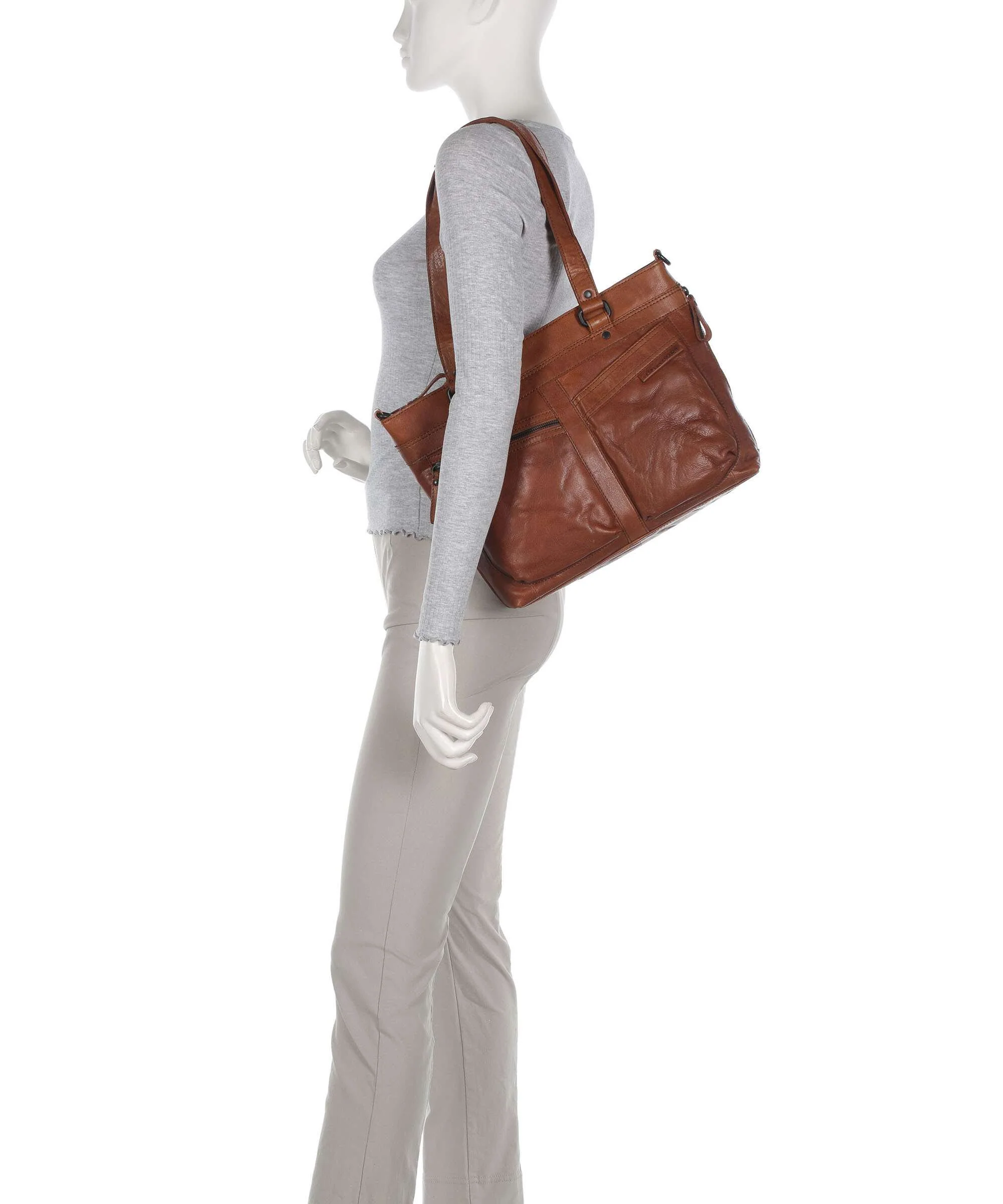 Spikes & Sparrow Bronco José Shoulder bag brandy - Image 3