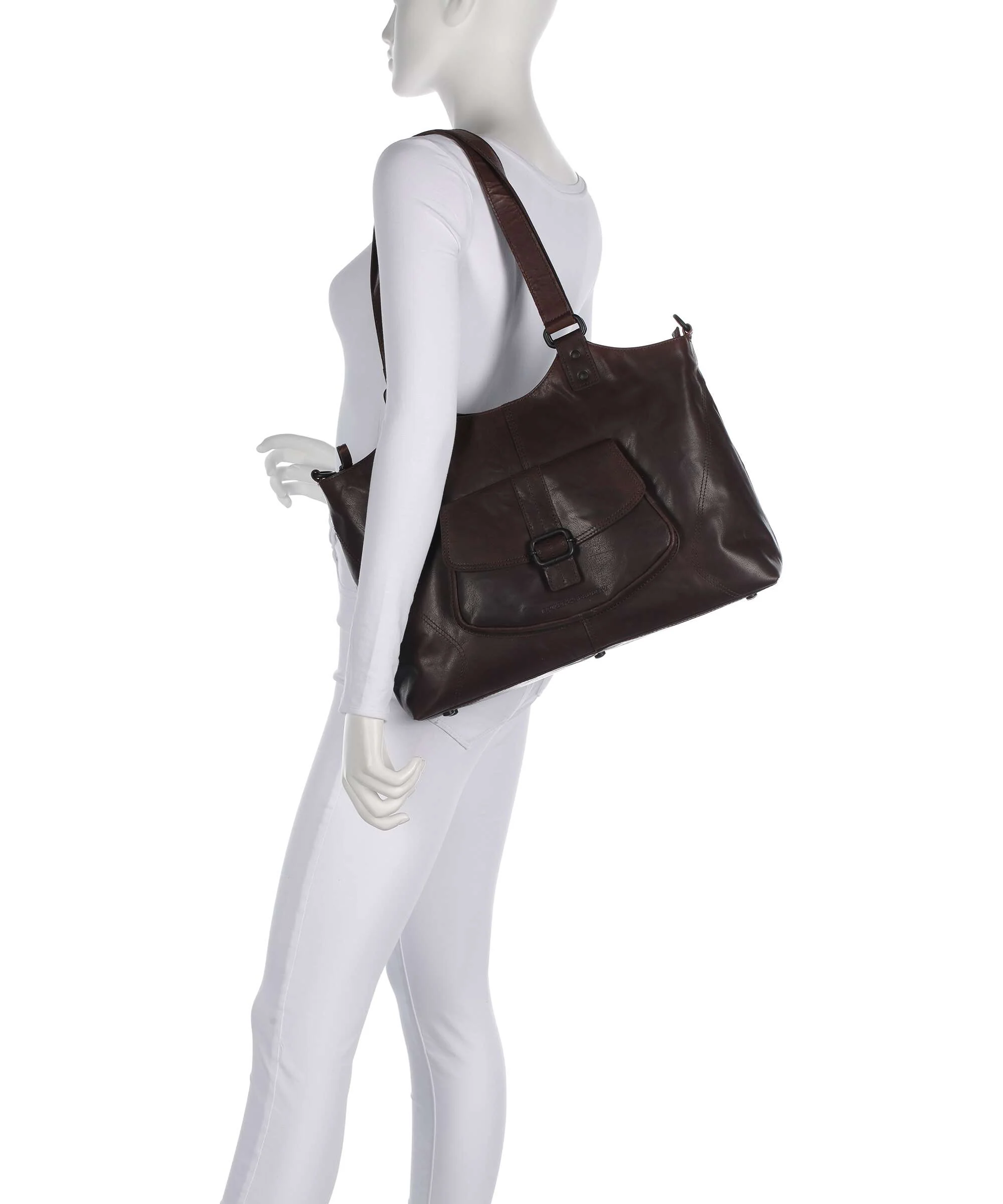 Spikes & Sparrow Bronco Kalynn Tote bag dark brown - Image 3