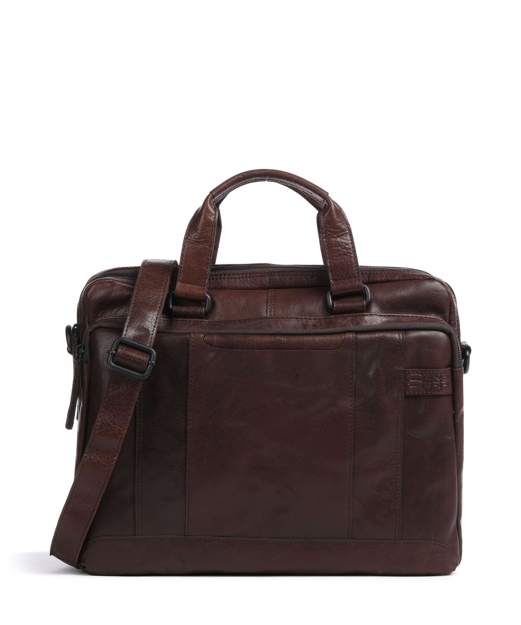 Spikes & Sparrow Bronco Kharter Laptop bag dark brown