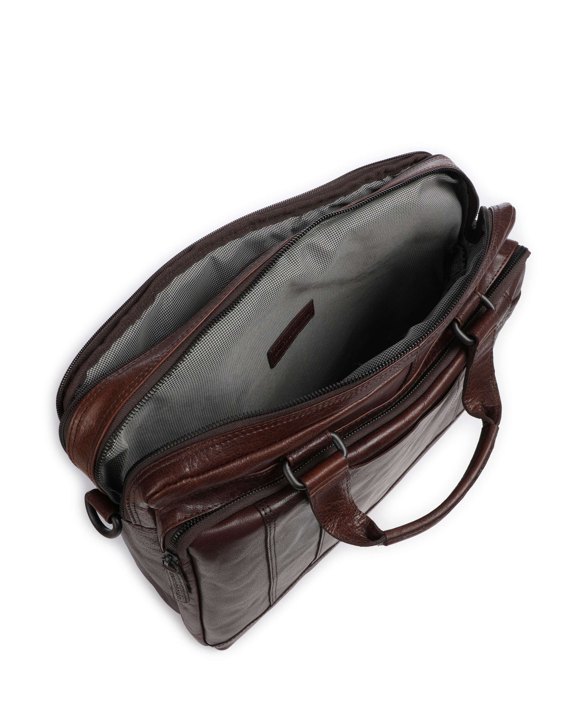 Spikes & Sparrow Bronco Kharter Laptop bag dark brown - Image 7