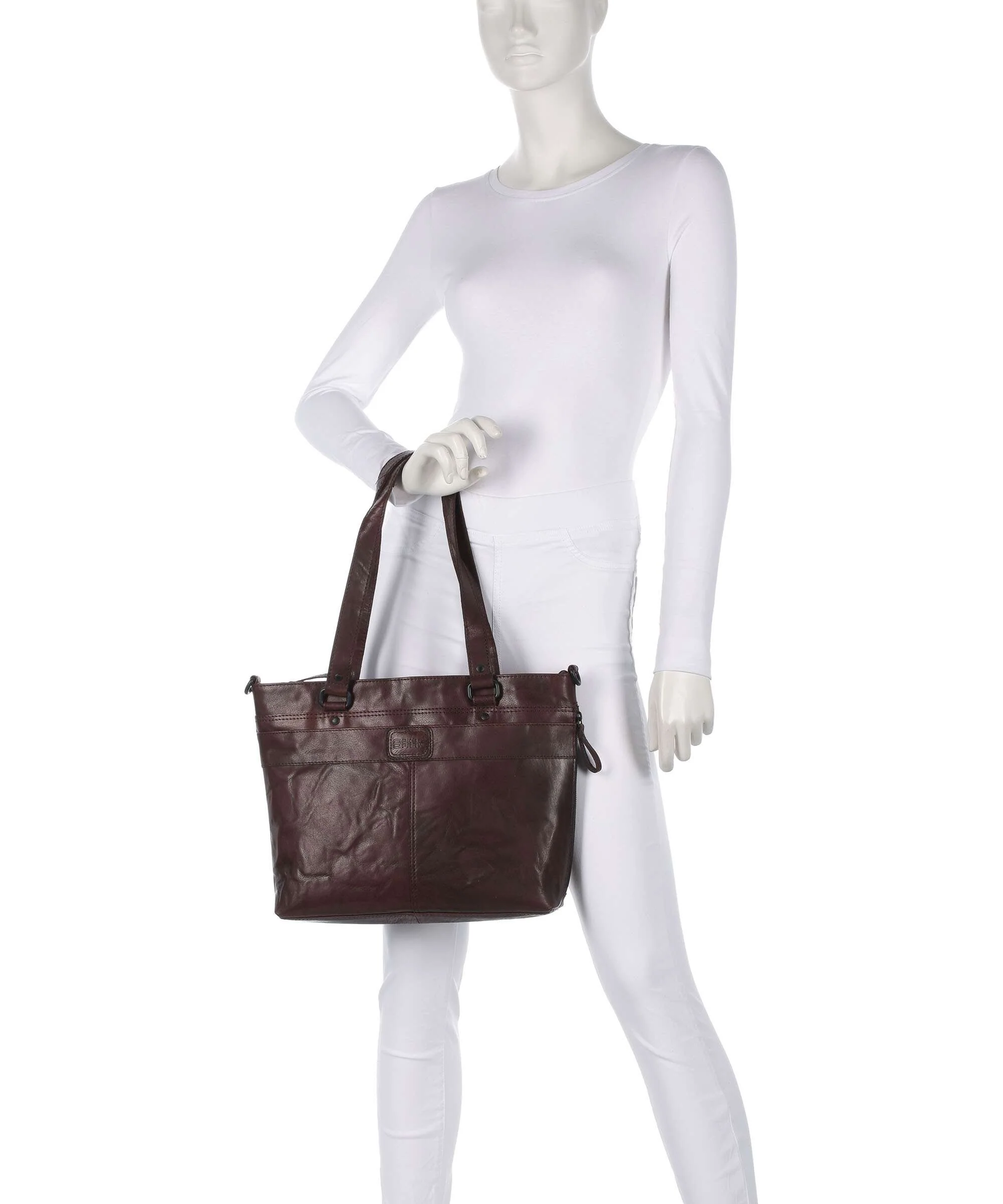 Spikes & Sparrow Bronco Lavendar Tote bag dunkelbraun - Image 3