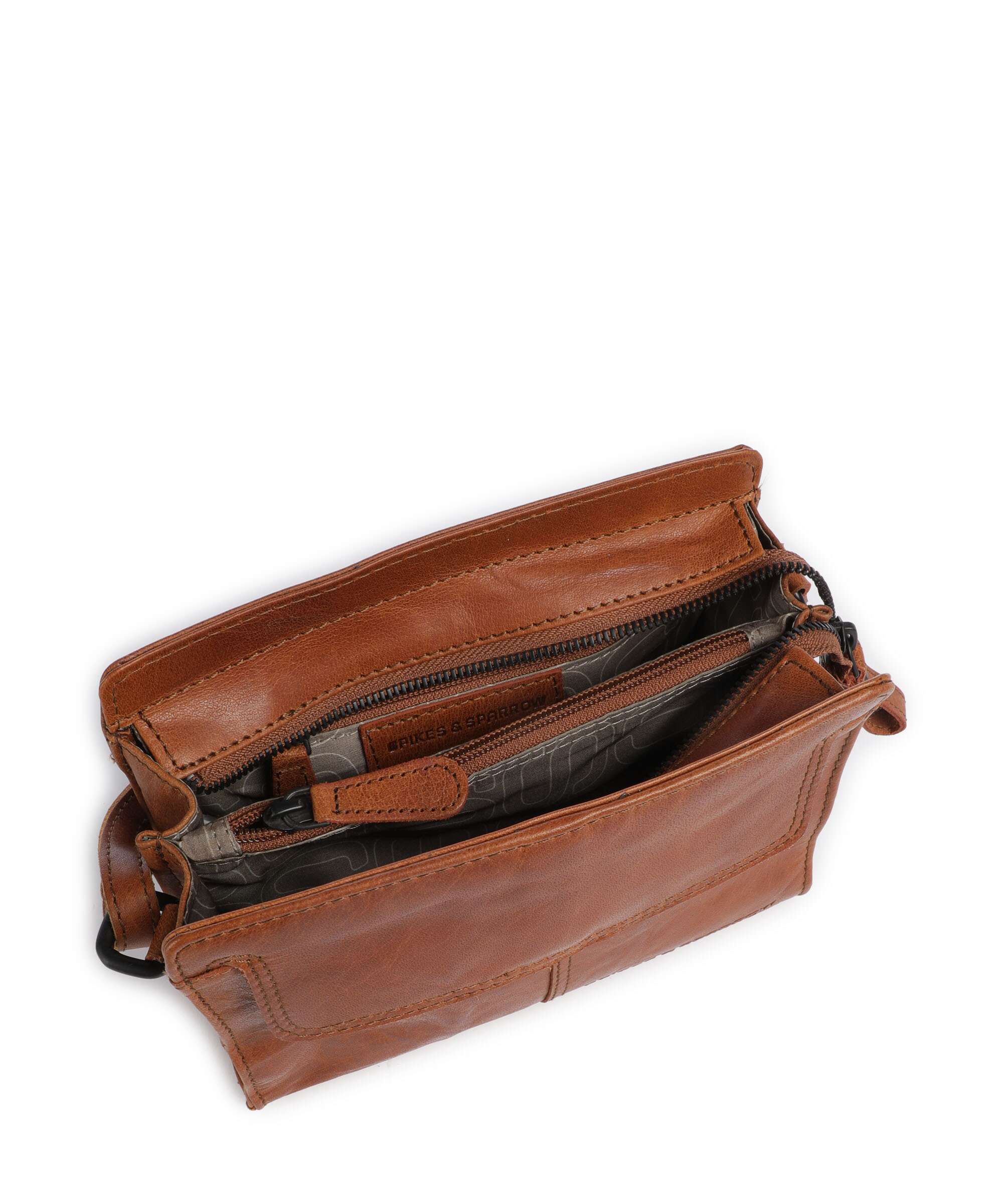 Spikes & Sparrow Bronco Leyla Crossbody bag brandy - Image 6