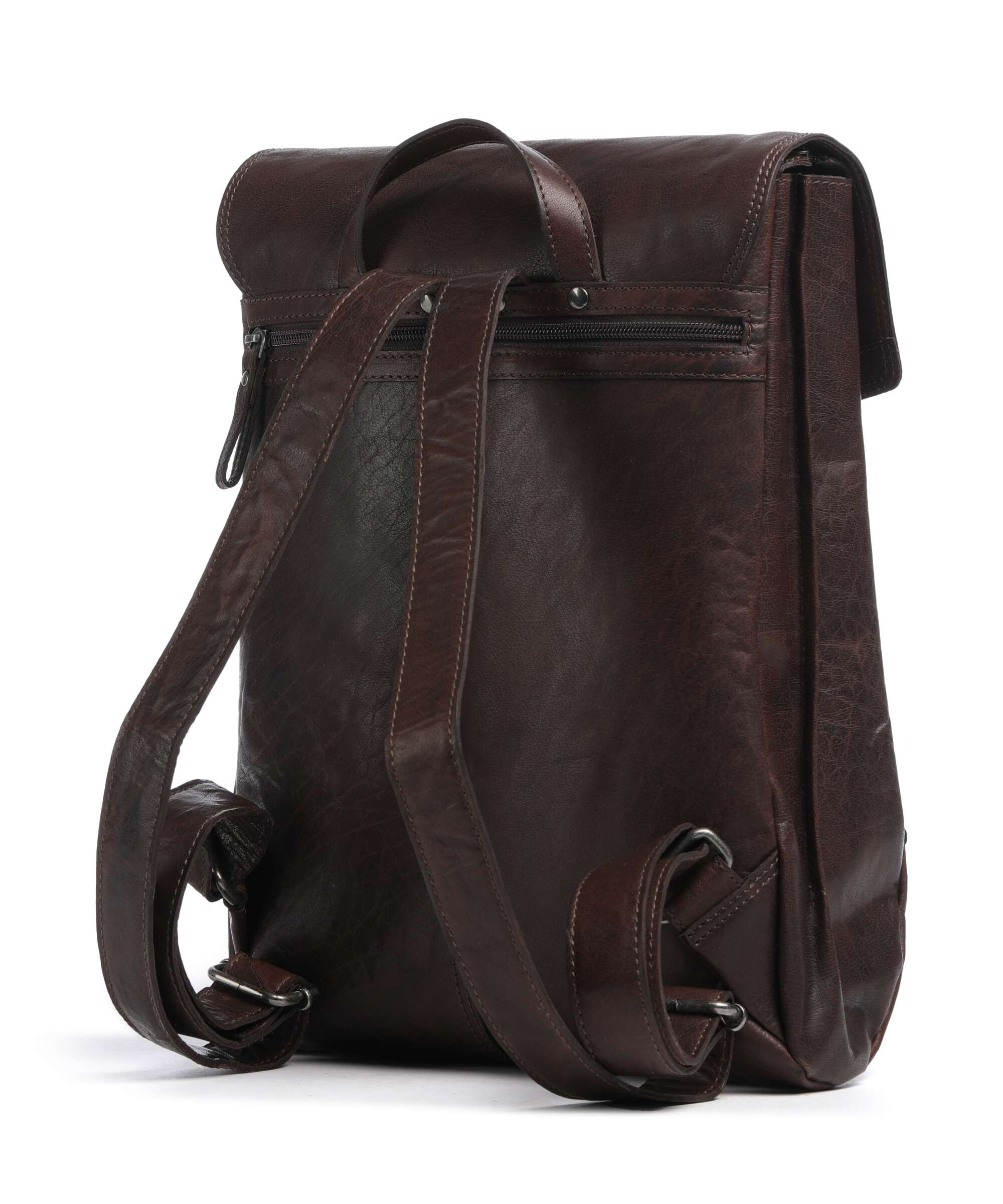 Spikes & Sparrow Bronco Marlotte Laptop backpack dark brown - Image 2