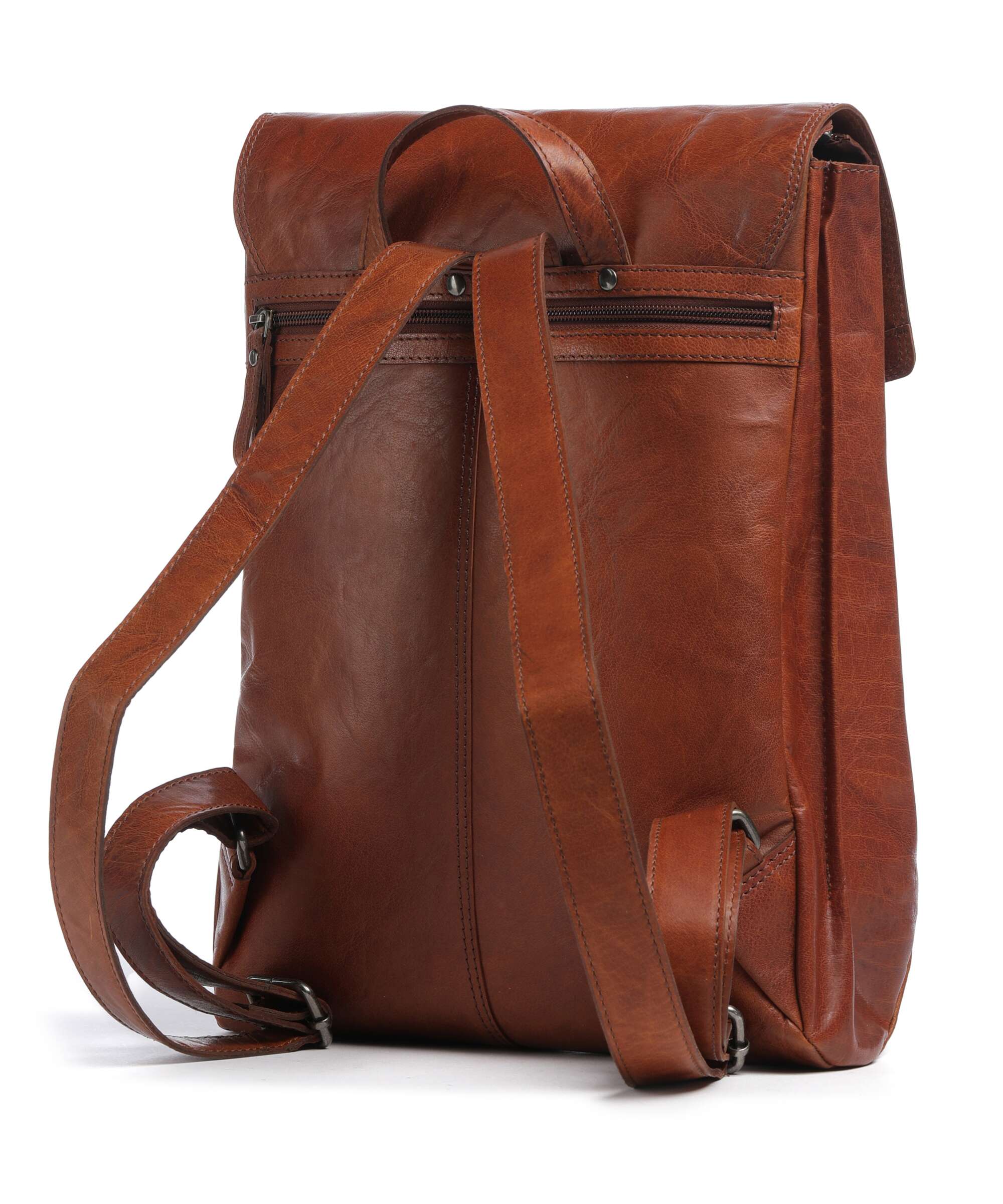 Spikes & Sparrow Bronco Marlotte Laptop backpack brandy - Image 2
