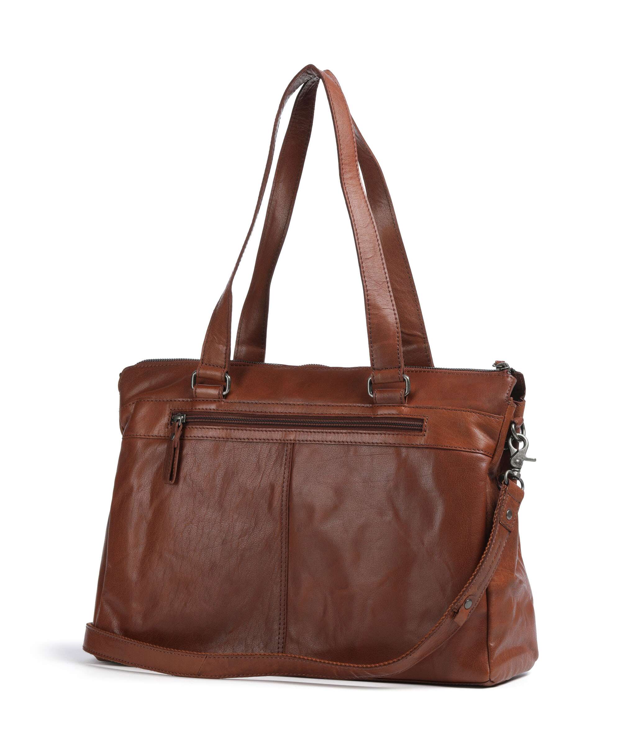 Spikes & Sparrow Bronco Maureen Briefcase brandy - Image 2