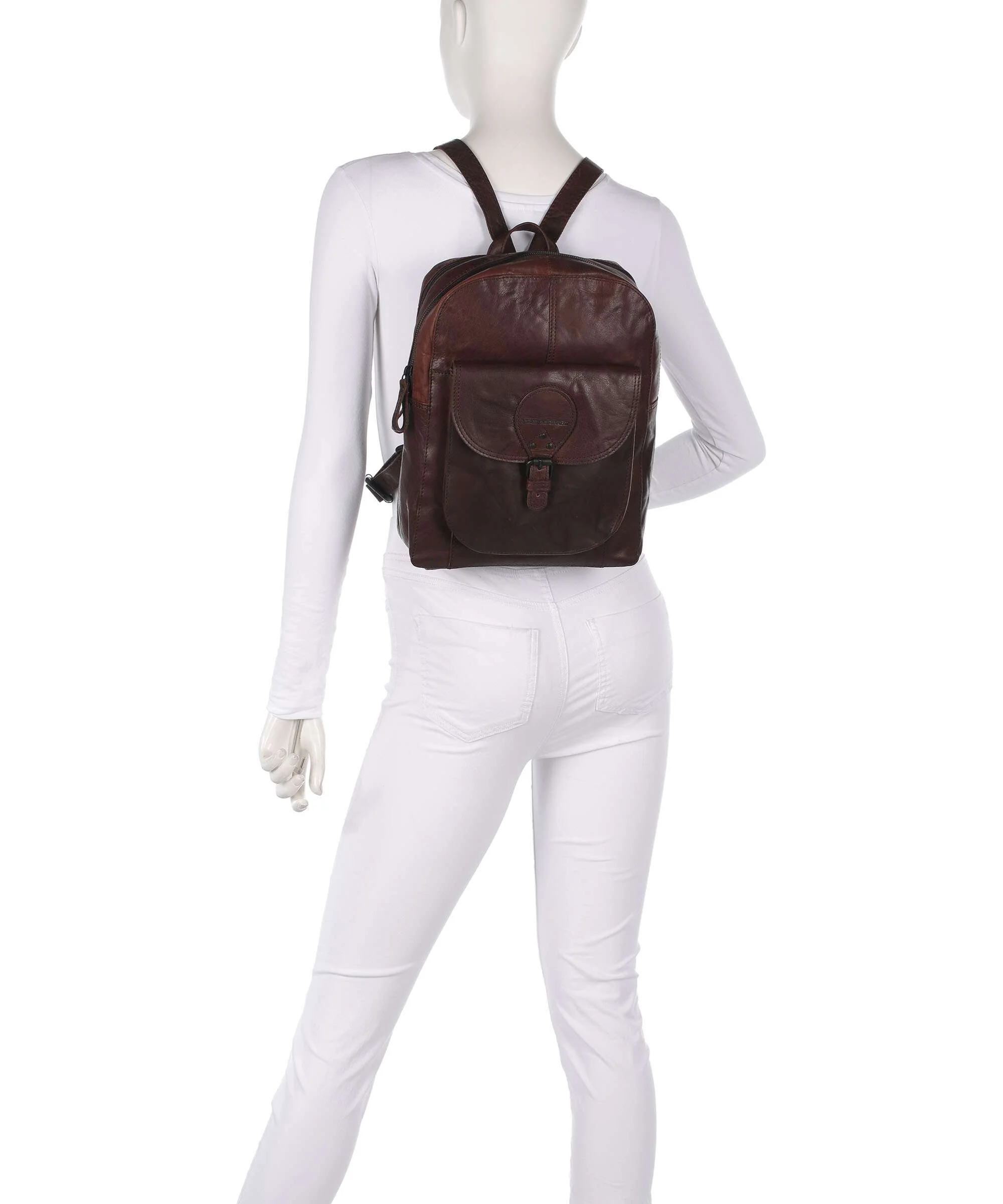 Spikes & Sparrow Bronco May Backpack dark brown - Image 3