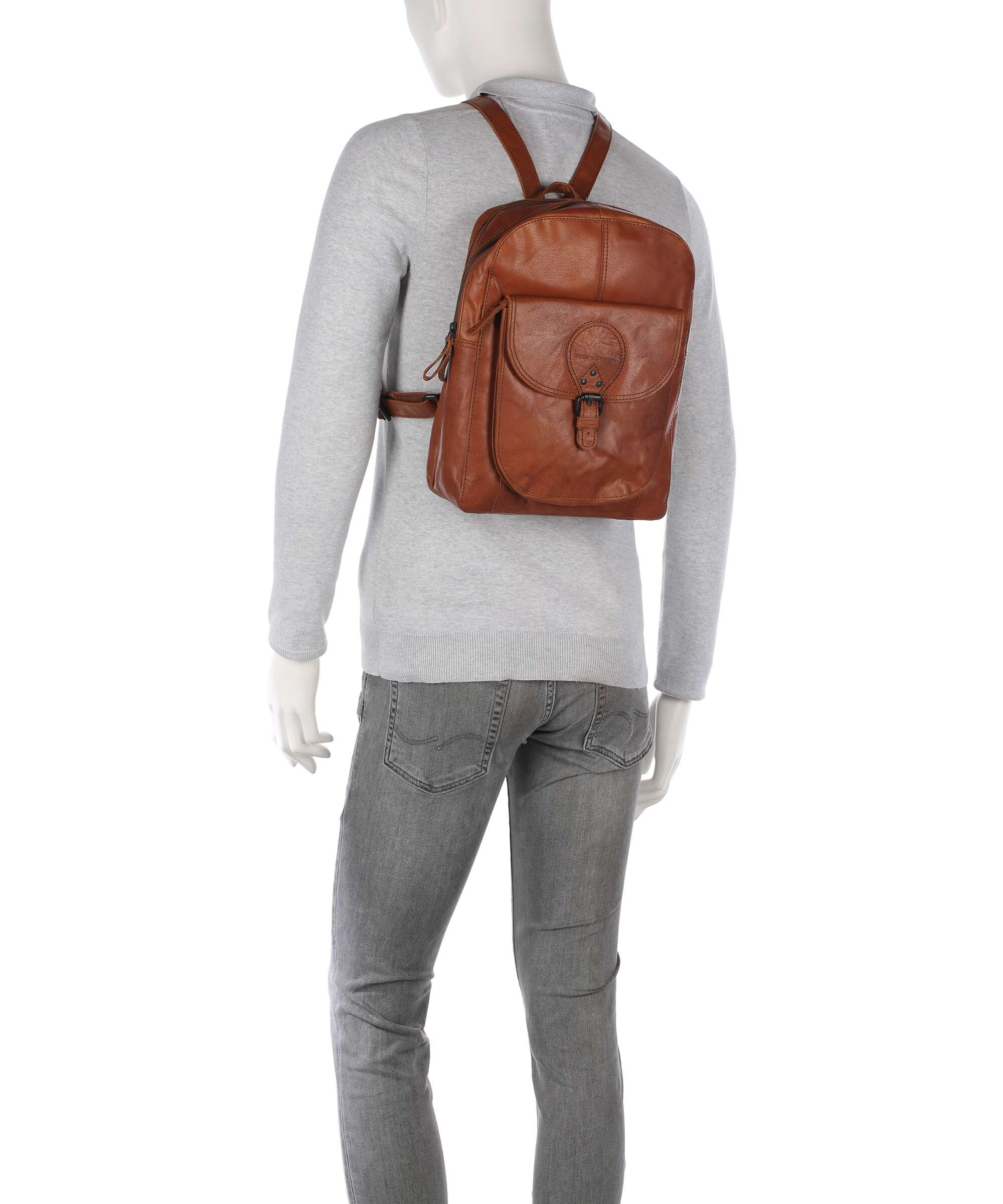 Spikes & Sparrow Bronco May Backpack brandy - Image 4