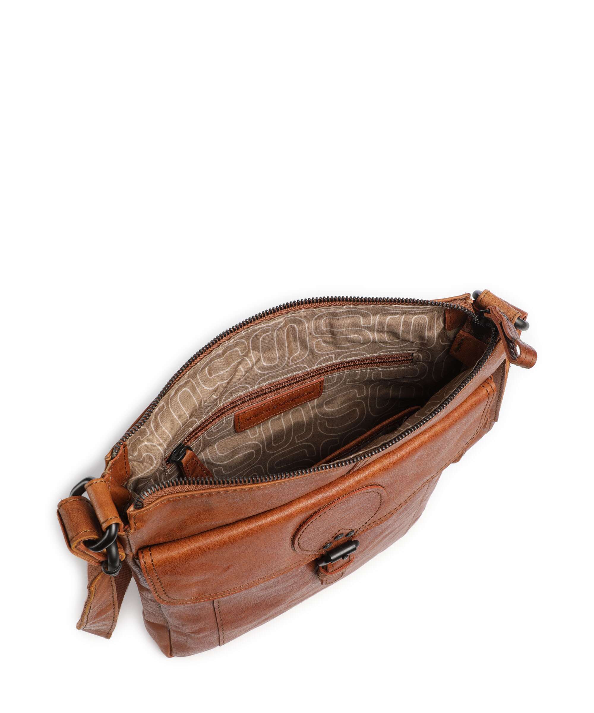 Spikes & Sparrow Bronco Millie Crossbody bag brandy - Image 6
