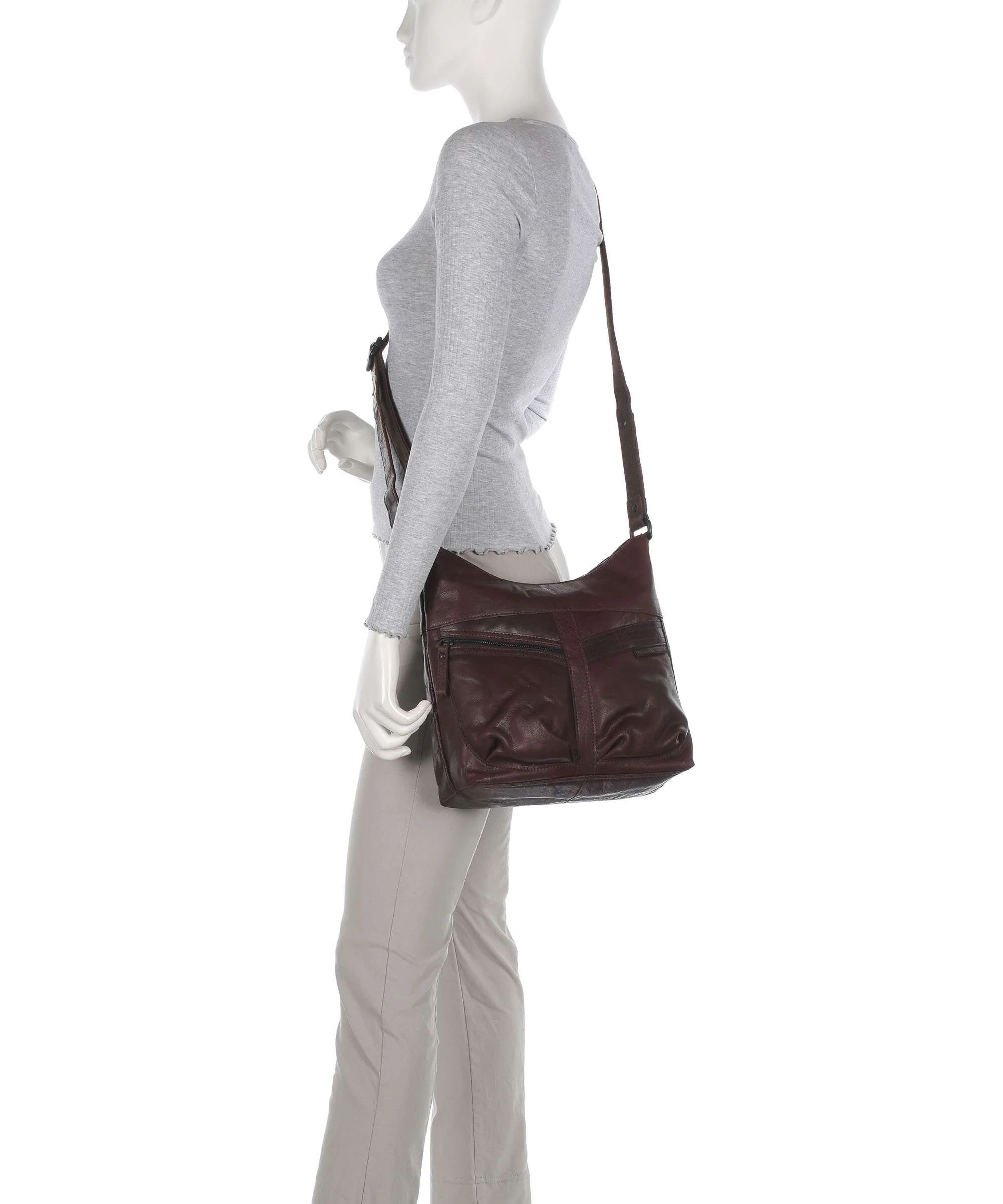 Spikes & Sparrow Bronco Morgane Crossbody bag dark brown - Image 3