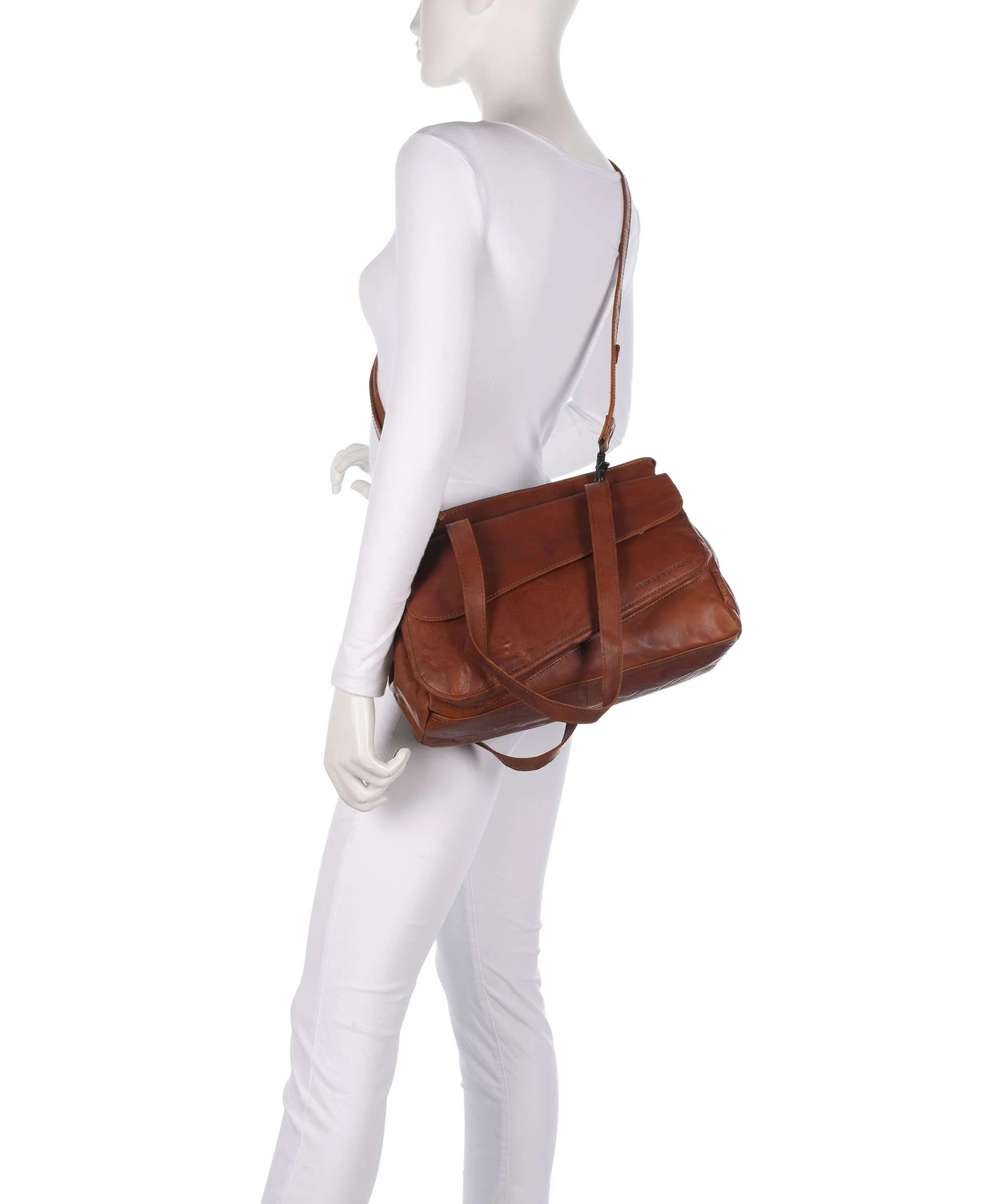 Spikes & Sparrow Bronco Rivka Tote bag brandy - Image 4
