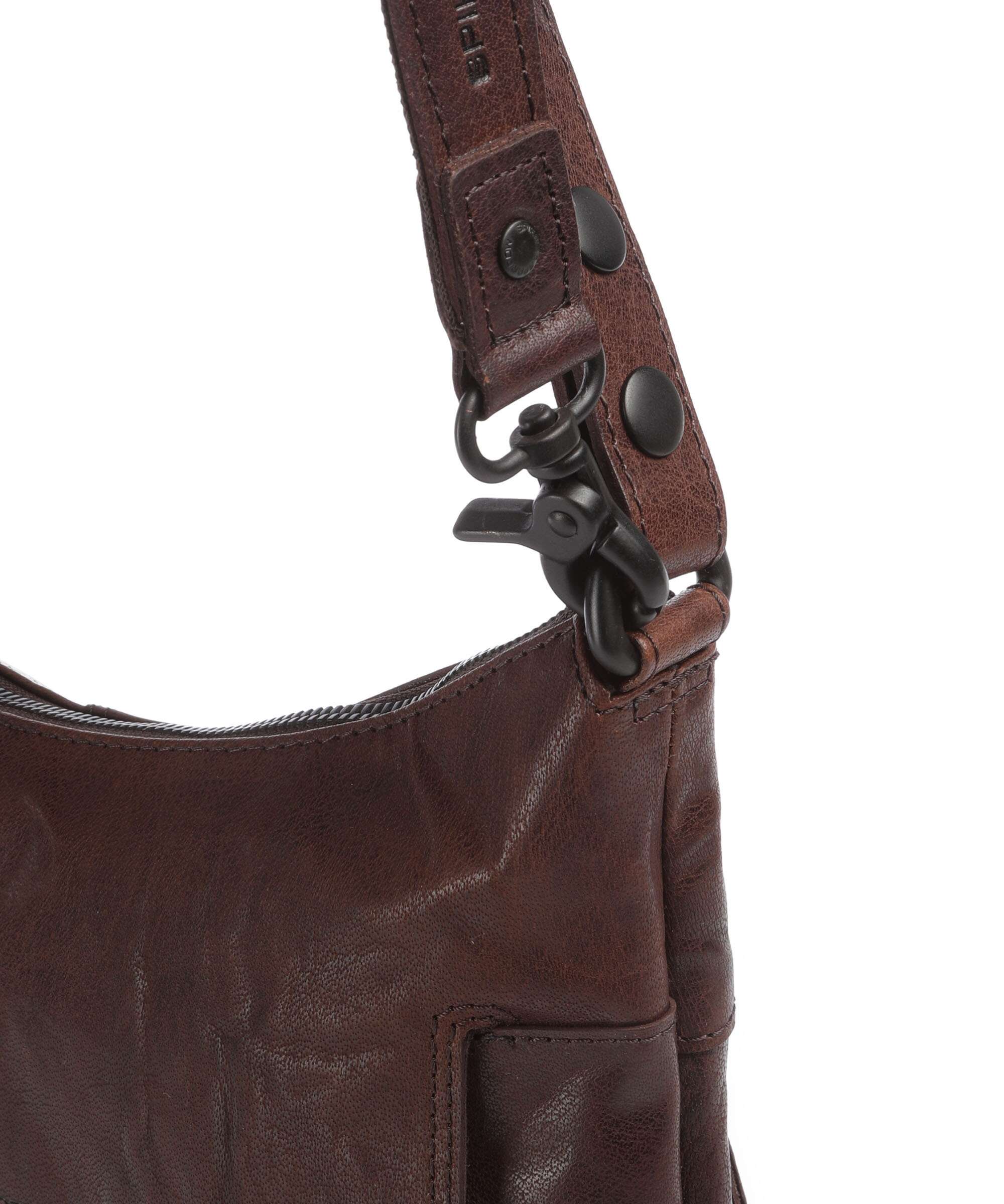 Spikes & Sparrow Bronco Sherrill Hobo bag dunkelbraun - Image 4