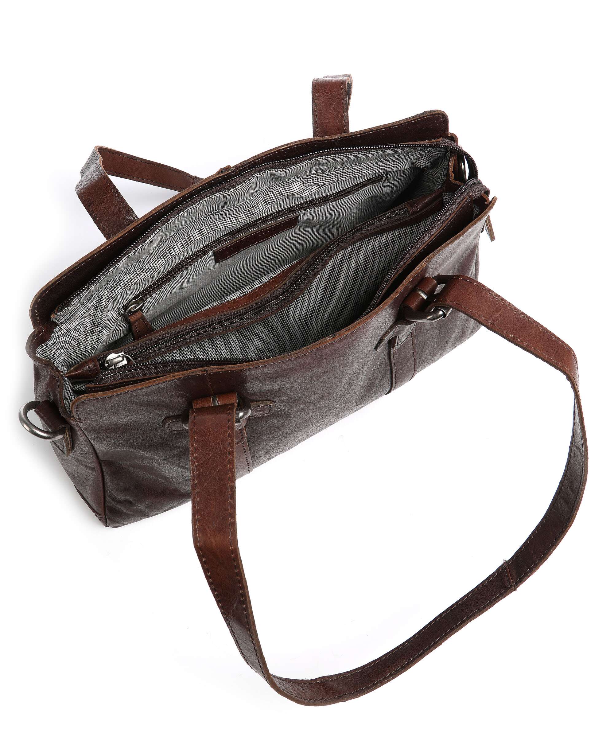 Spikes & Sparrow Bronco Shoulder bag dark brown - Image 5